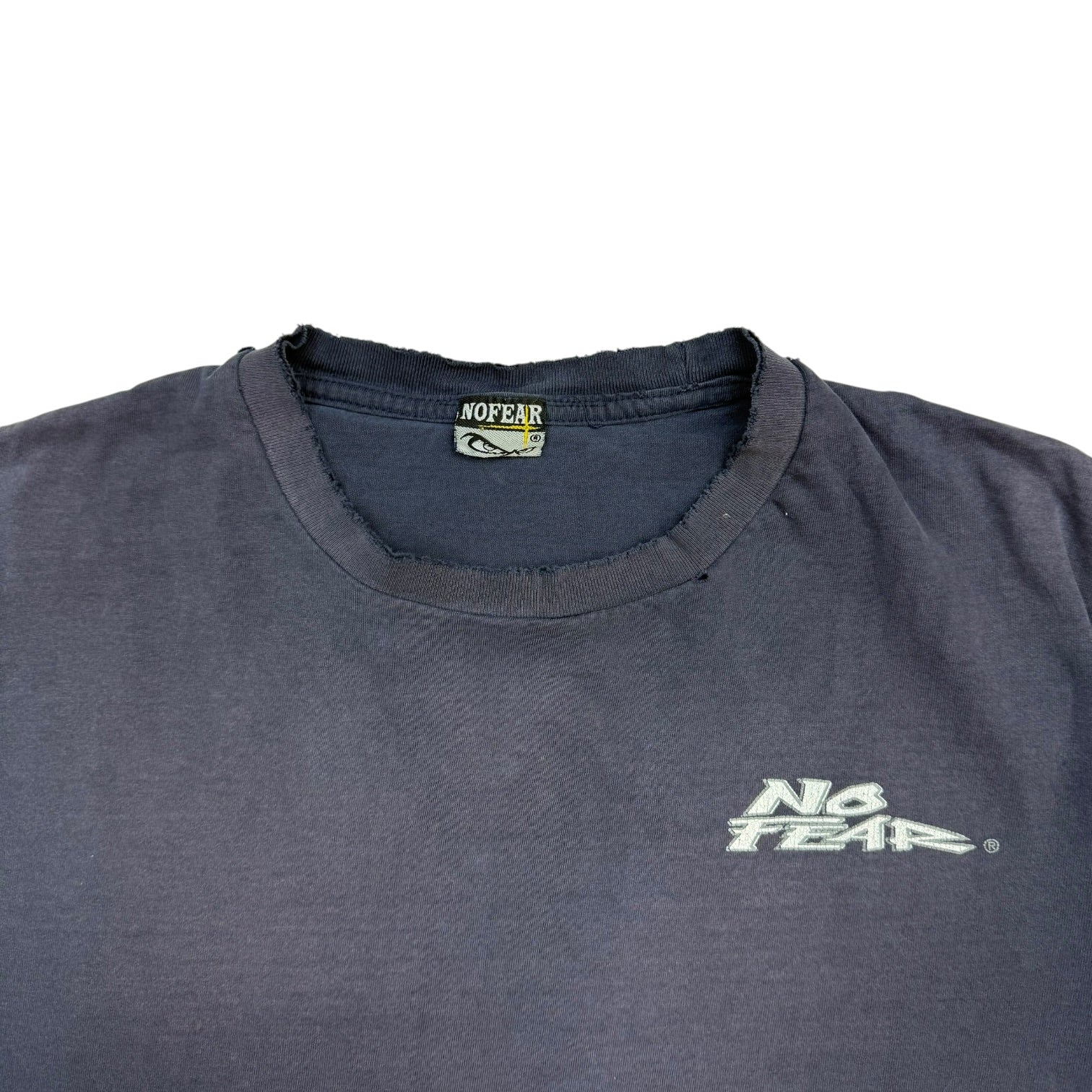 Vintage No Fear ‘Does Not Play Well With Others’ Tee Navy Blue