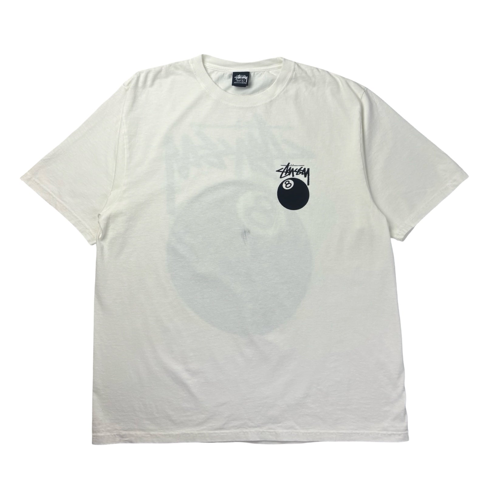 Stussy 8 Ball Tee White