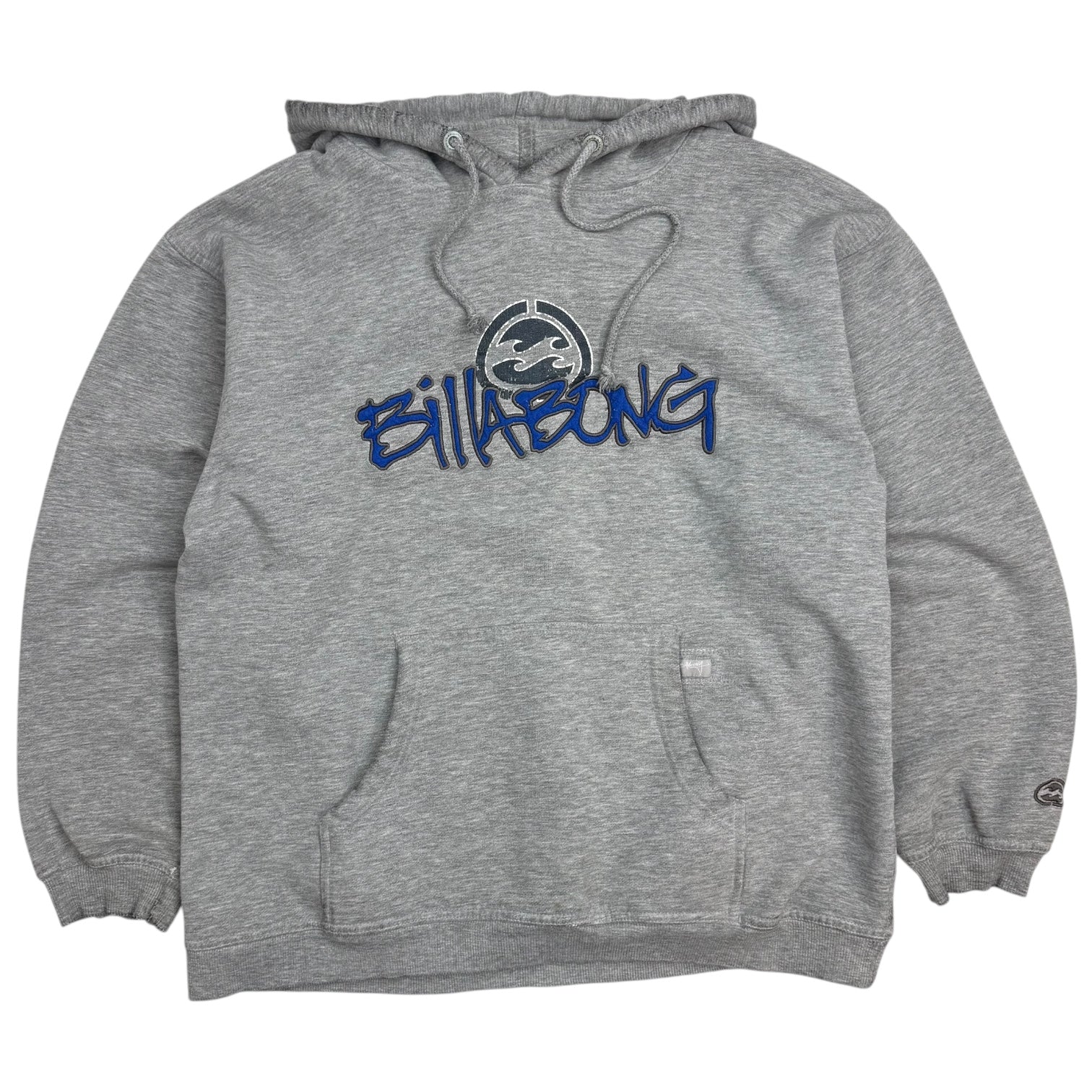 Vintage Billabong Spell Out Hoodie Grey