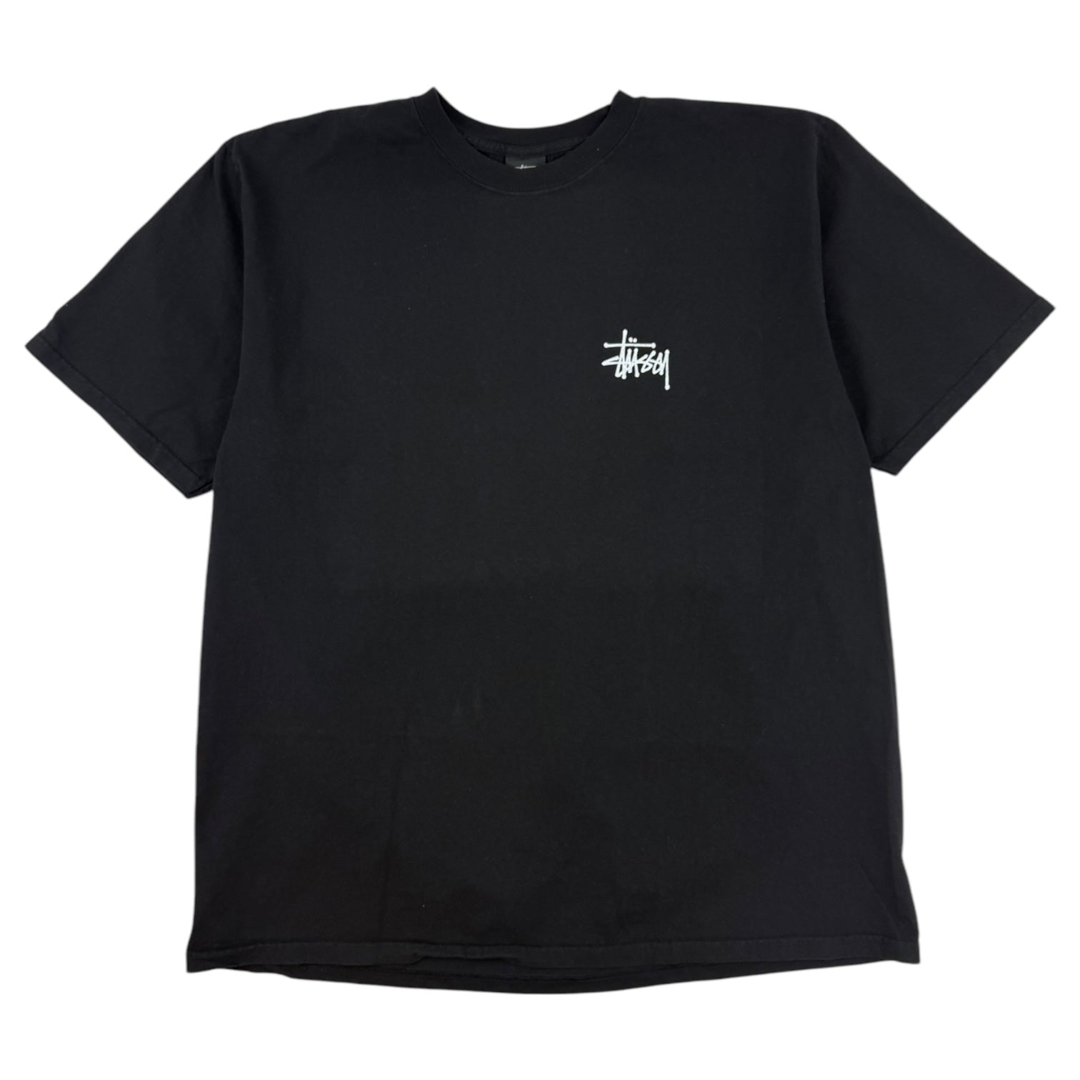 Stüssy Stock Logo T-Shirt Black