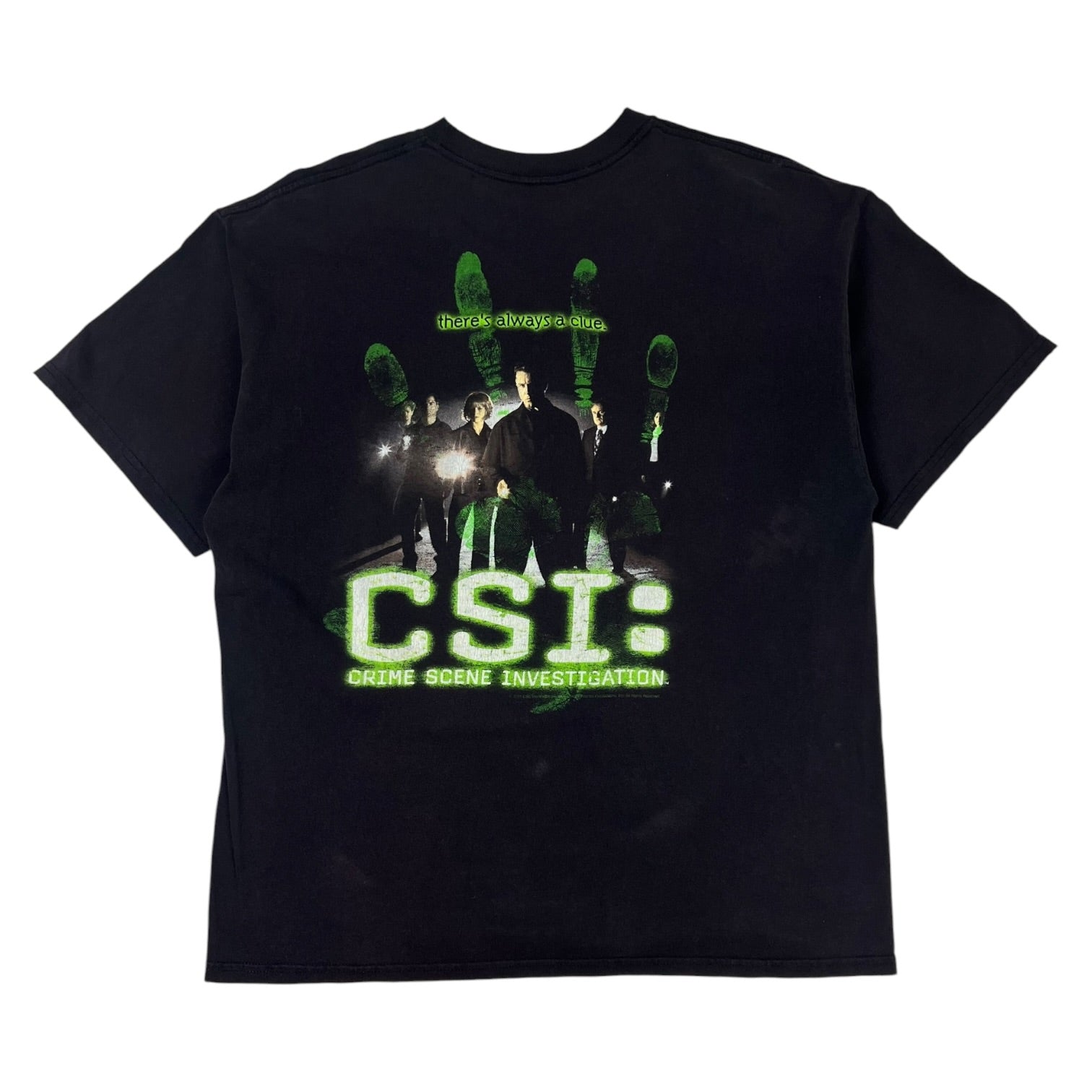 Vintage 2001 CSI: Crime Scene Investigation Promo T-Shirt