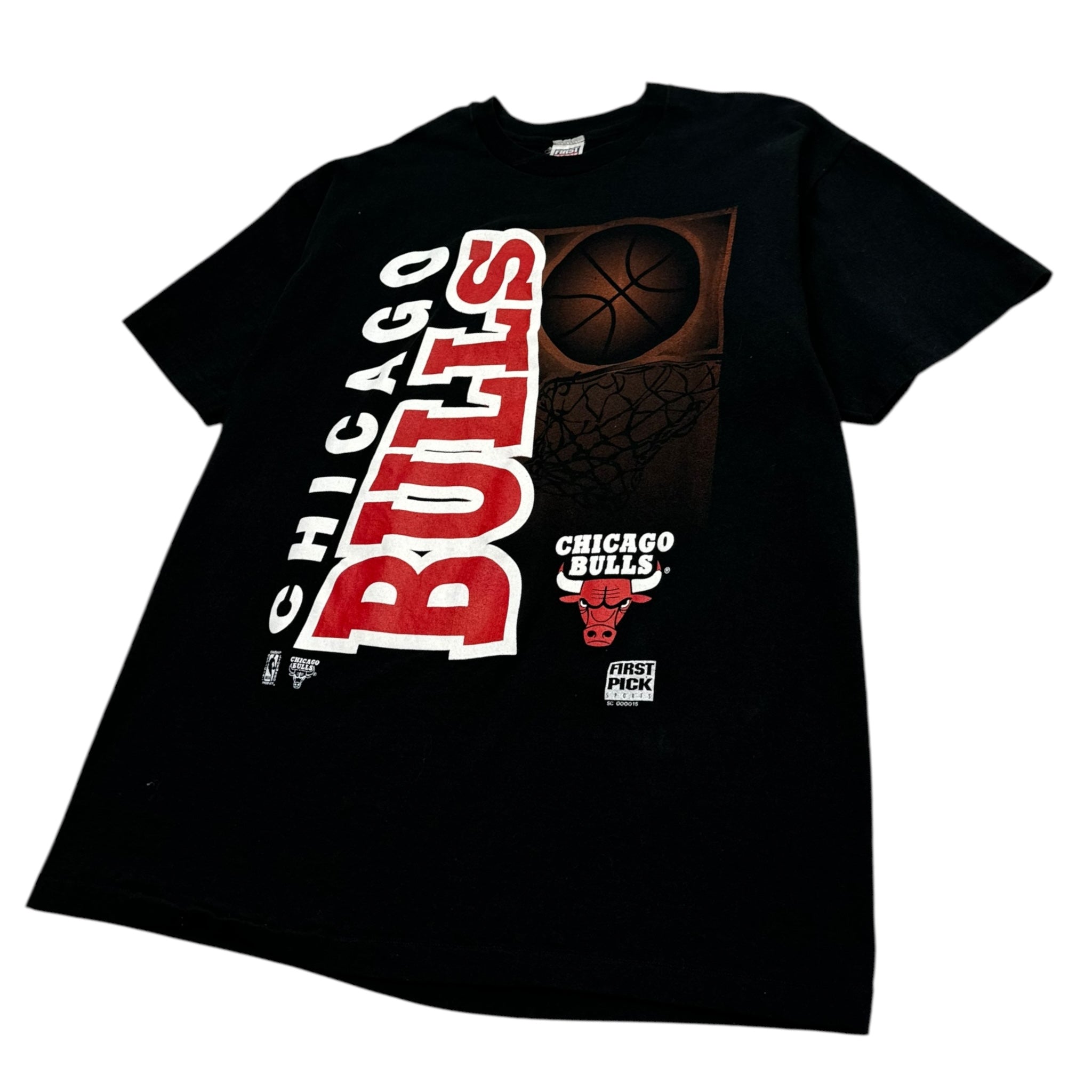 Vintage Chicago Bulls Hoop Tee Black