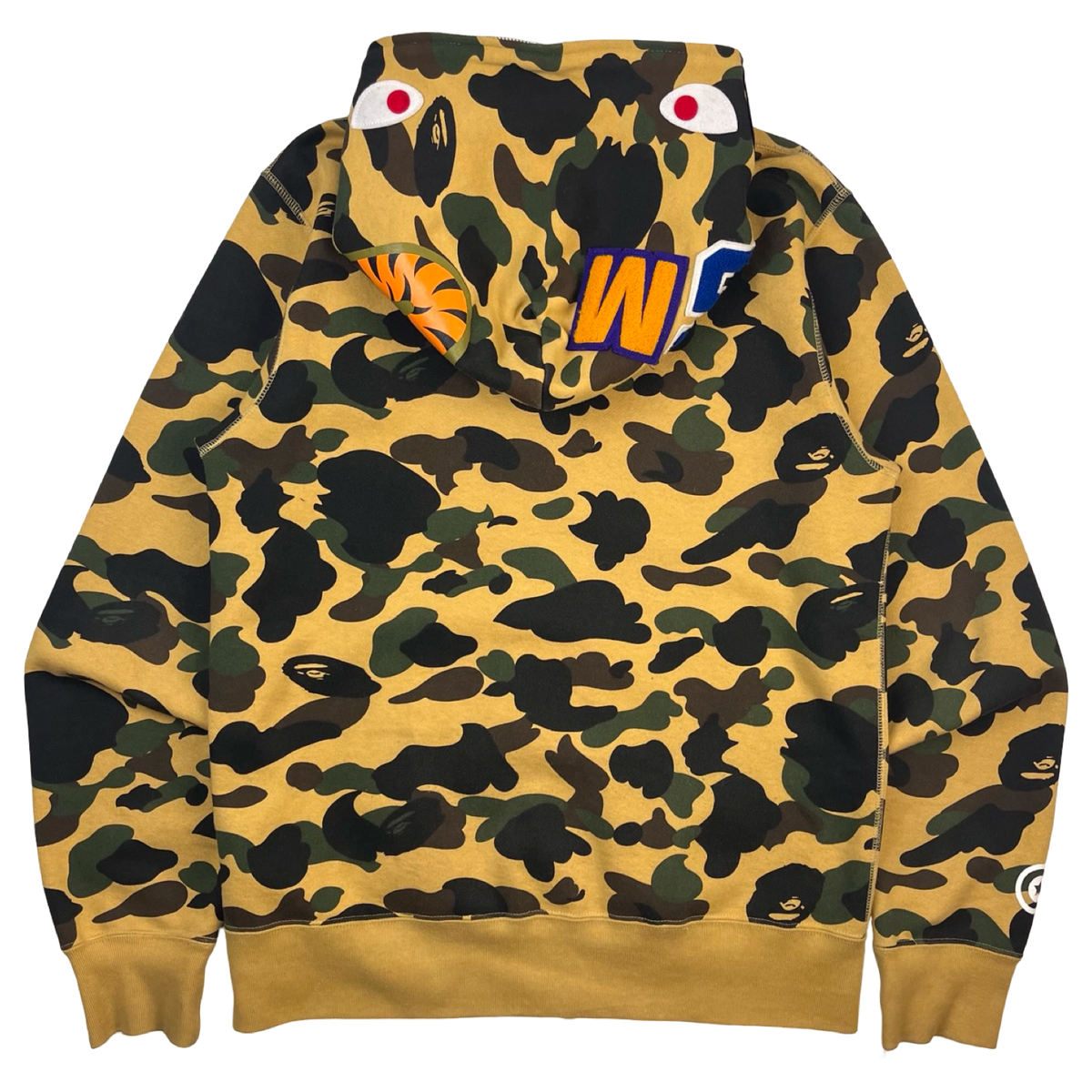 BAPE A Bathing Ape Camo Shark Ful-Zip Hoodie