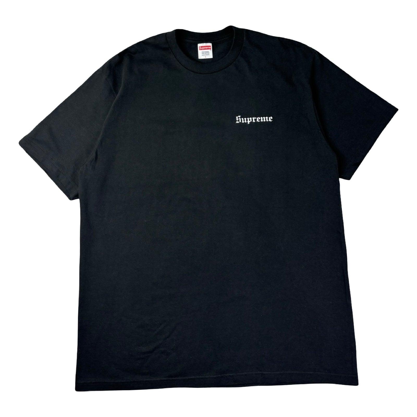 Supreme Paris Is Burning Tee Black
