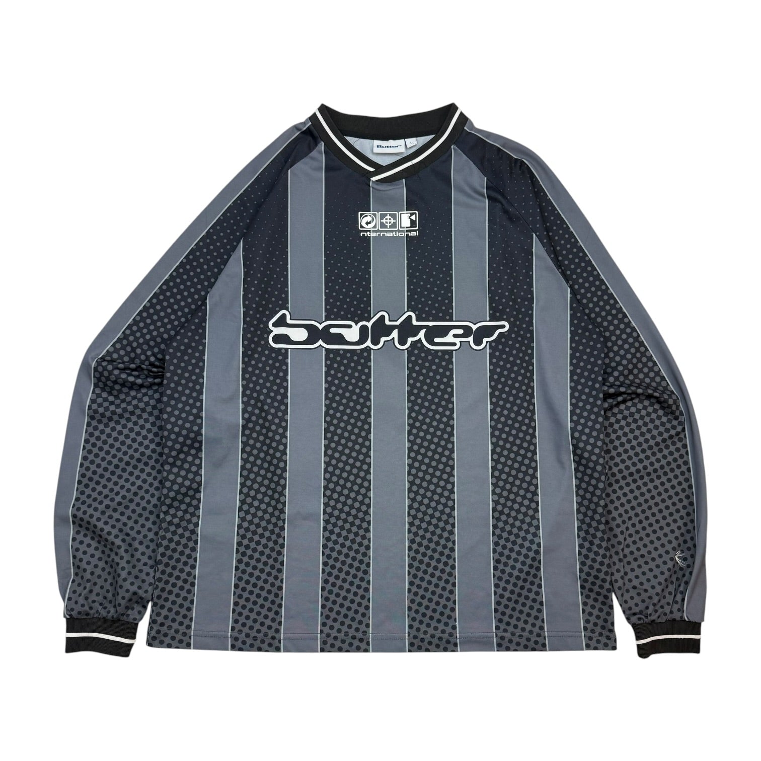 Butter Goods Corrosive LS Jersey Black/Grey
