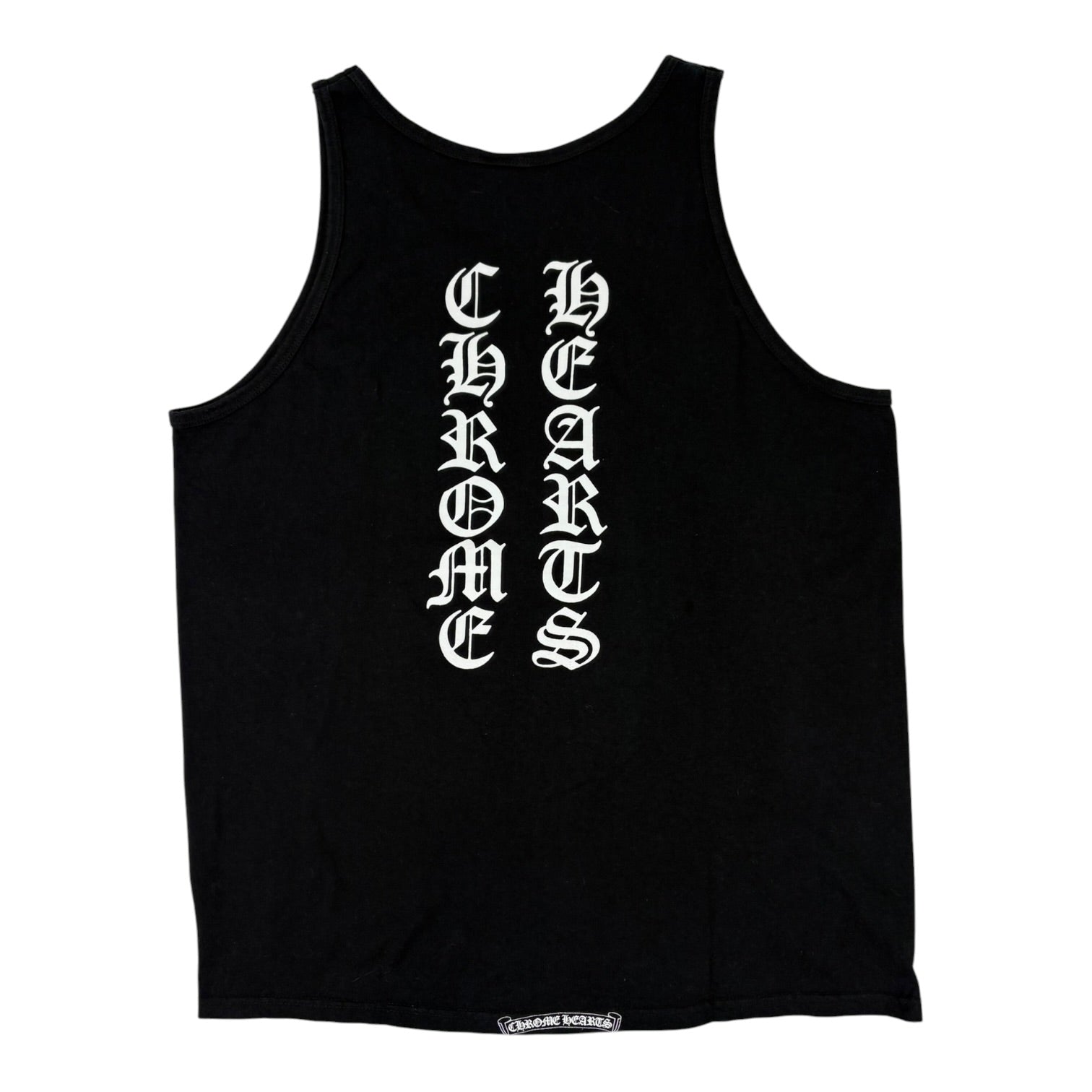 Vintage Chrome Hearts Old English Tank Top Black