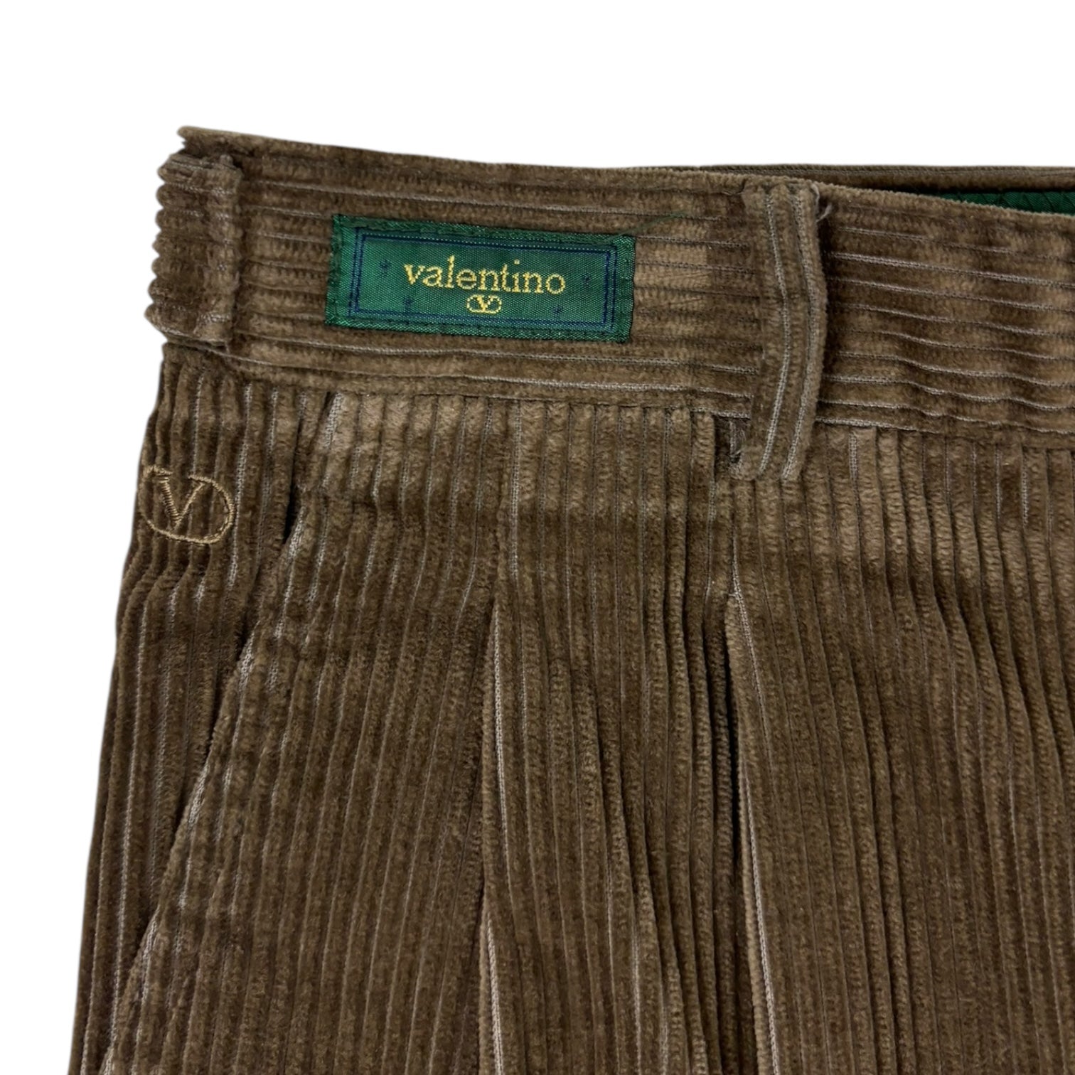 Valentino Corduroy Pant Brown