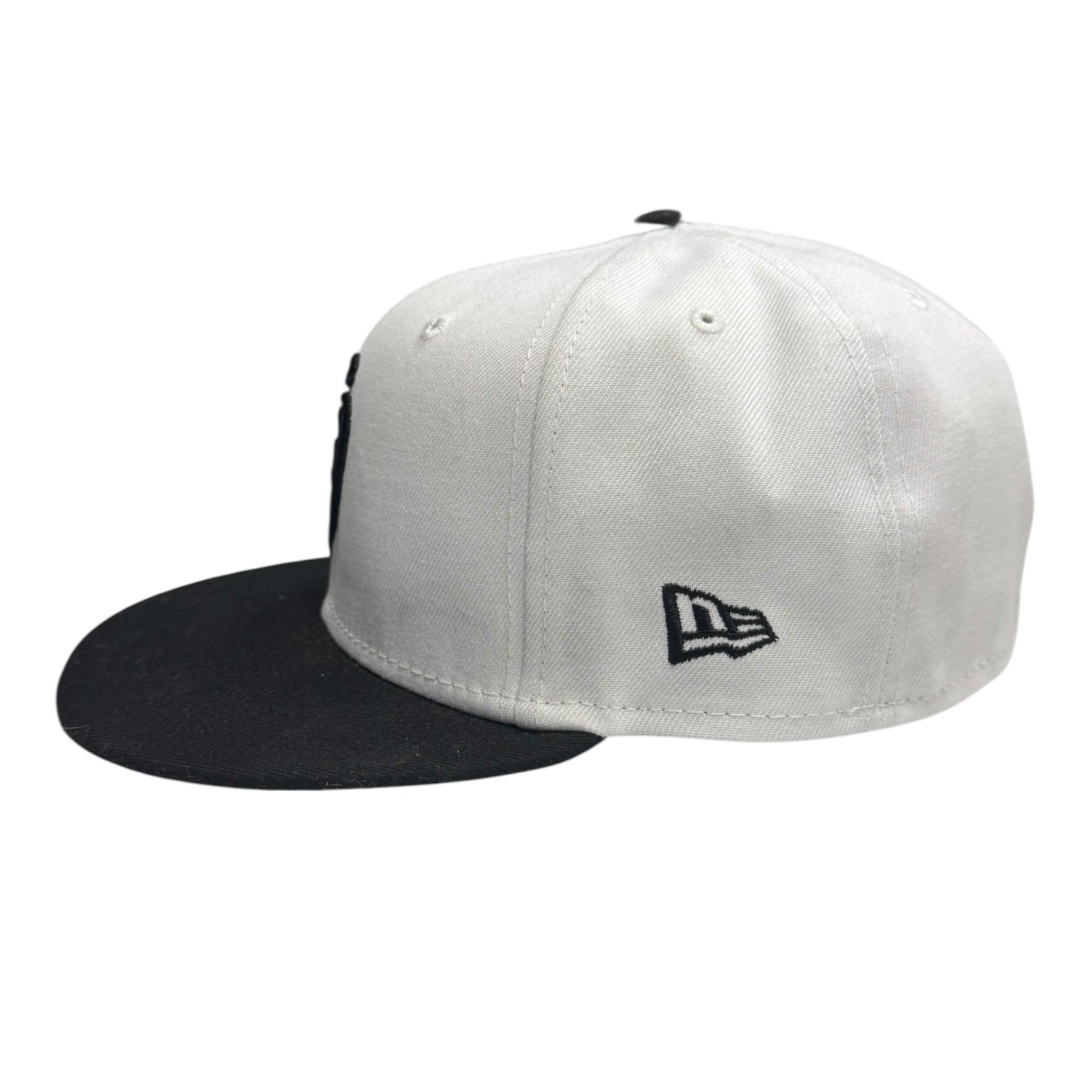 Stussy Curly S Fitted Hat White/Black