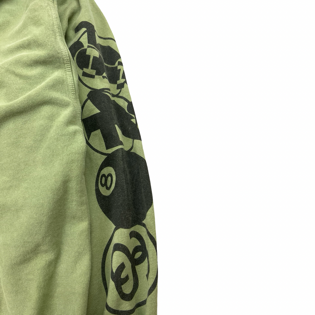 Stussy Stacked Pigment Dyed Hoodie Artichoke