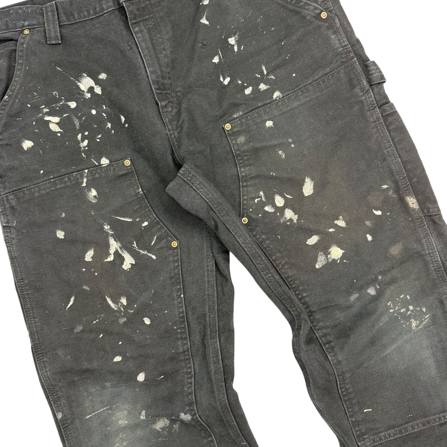 Vintage Carhartt Double Knee Cargo Pants Black