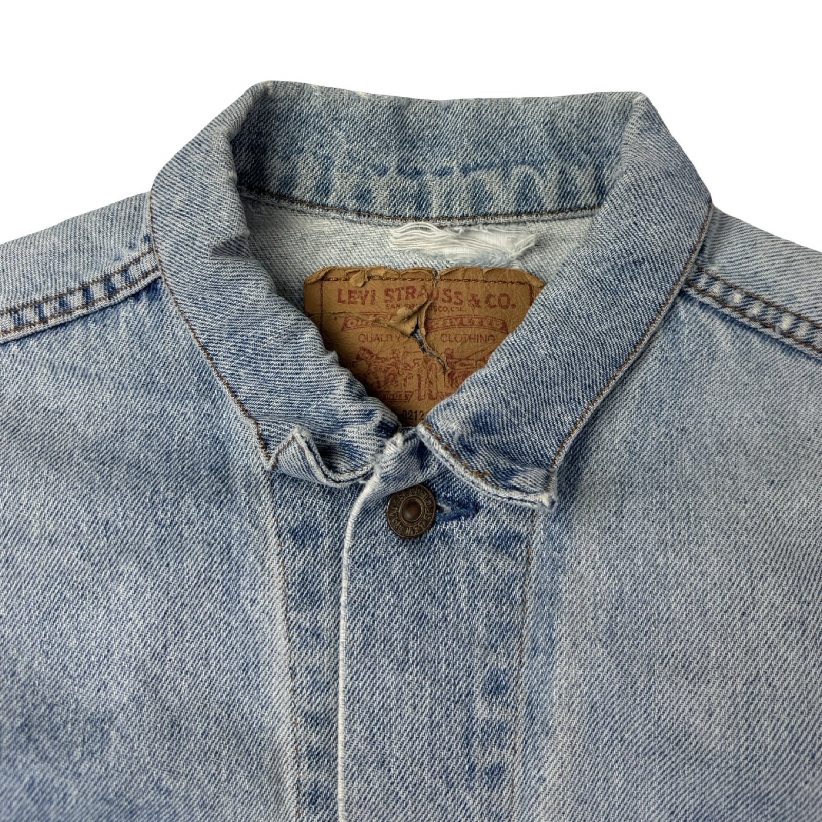 Vintage Levi’s Orange Tab Denim Jacket Light Blue Wash