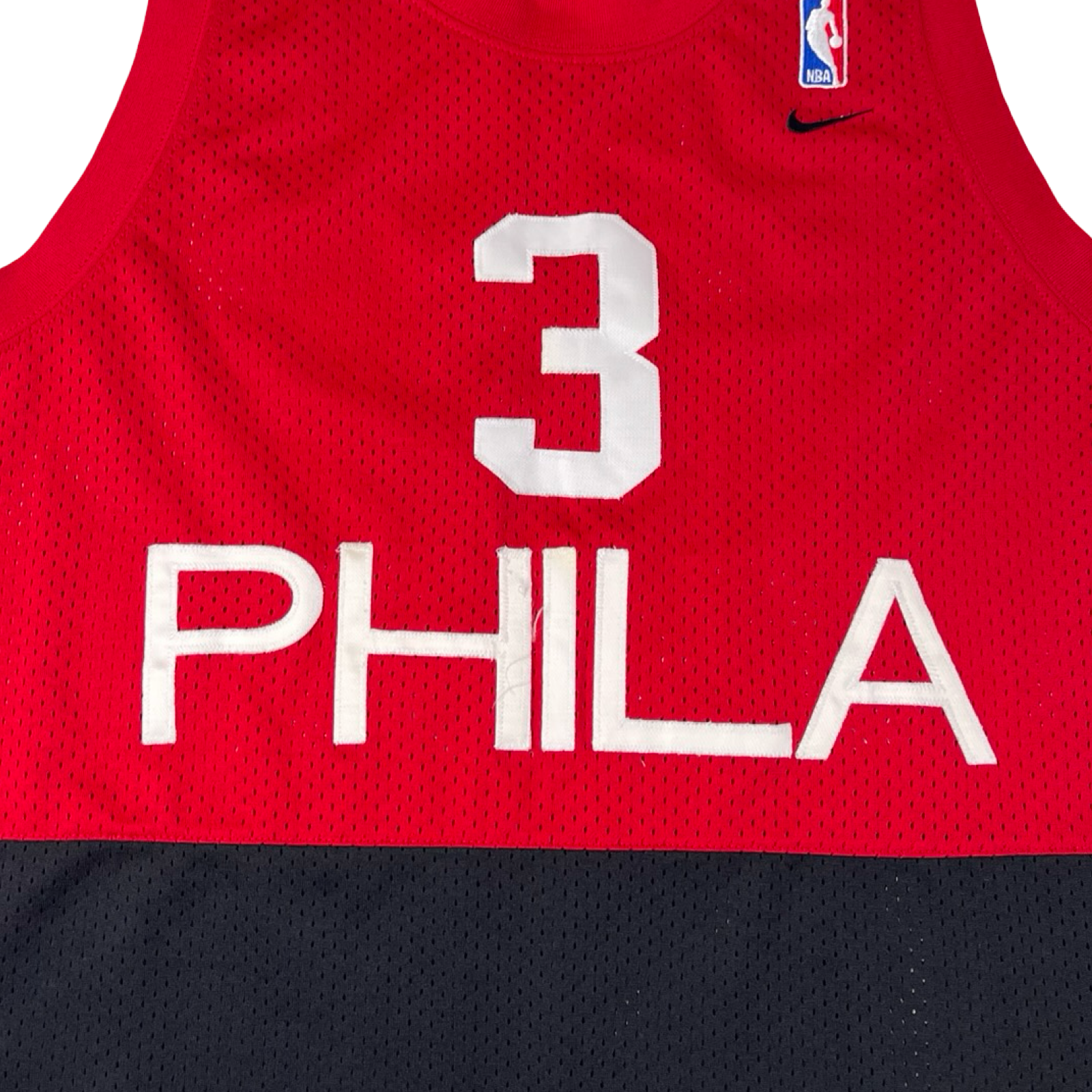 Vintage Nike Philadelphia 76ers Allen Iverson Home NBA Jersey
