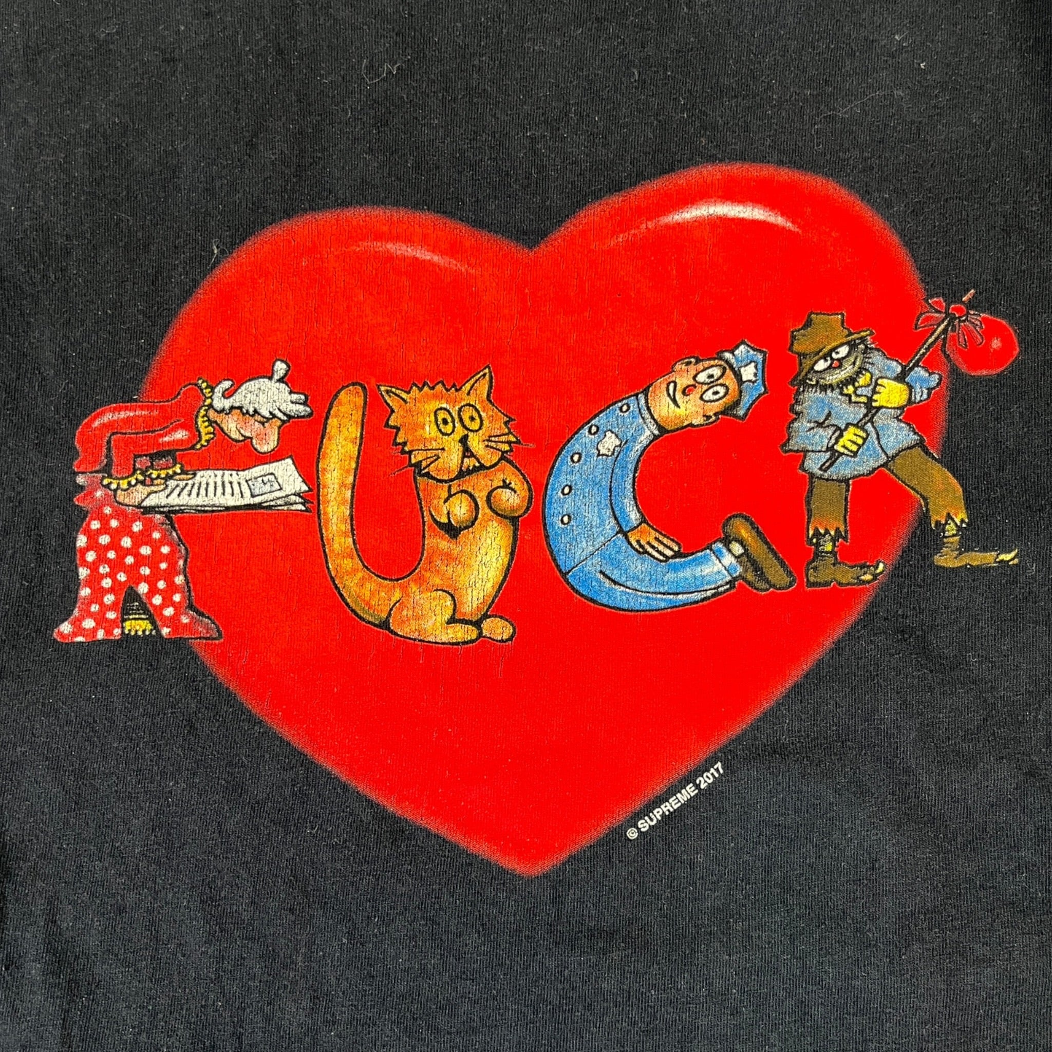 Supreme Fuck Love T-Shirt Black