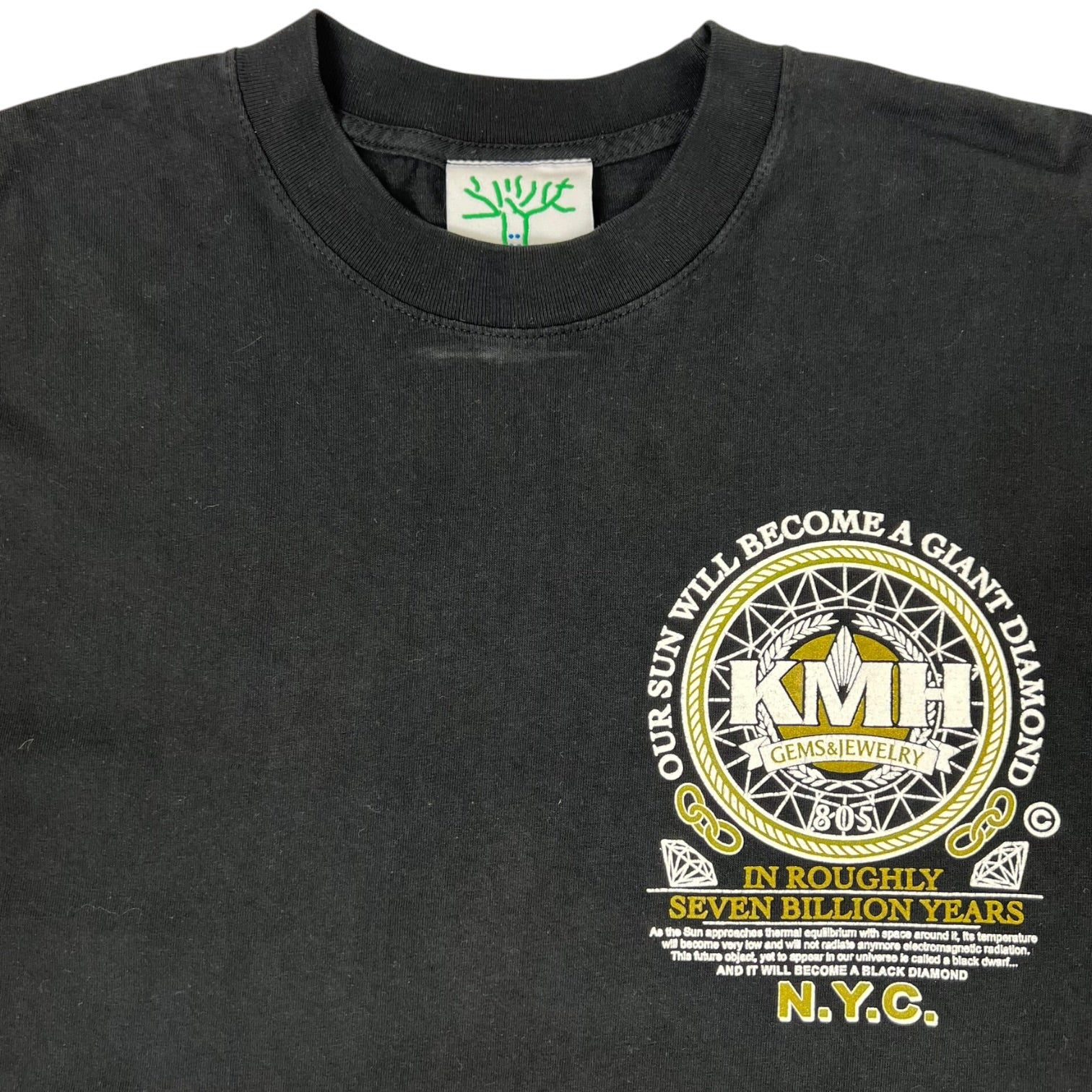 Online Ceramics X A24 Uncet Gems “Black Opal” T-Shirt Black
