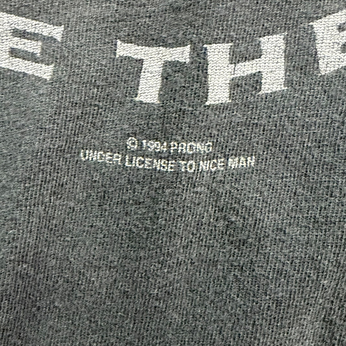 Vintage 1994 Remove the Sight Prong T-Shirt Black