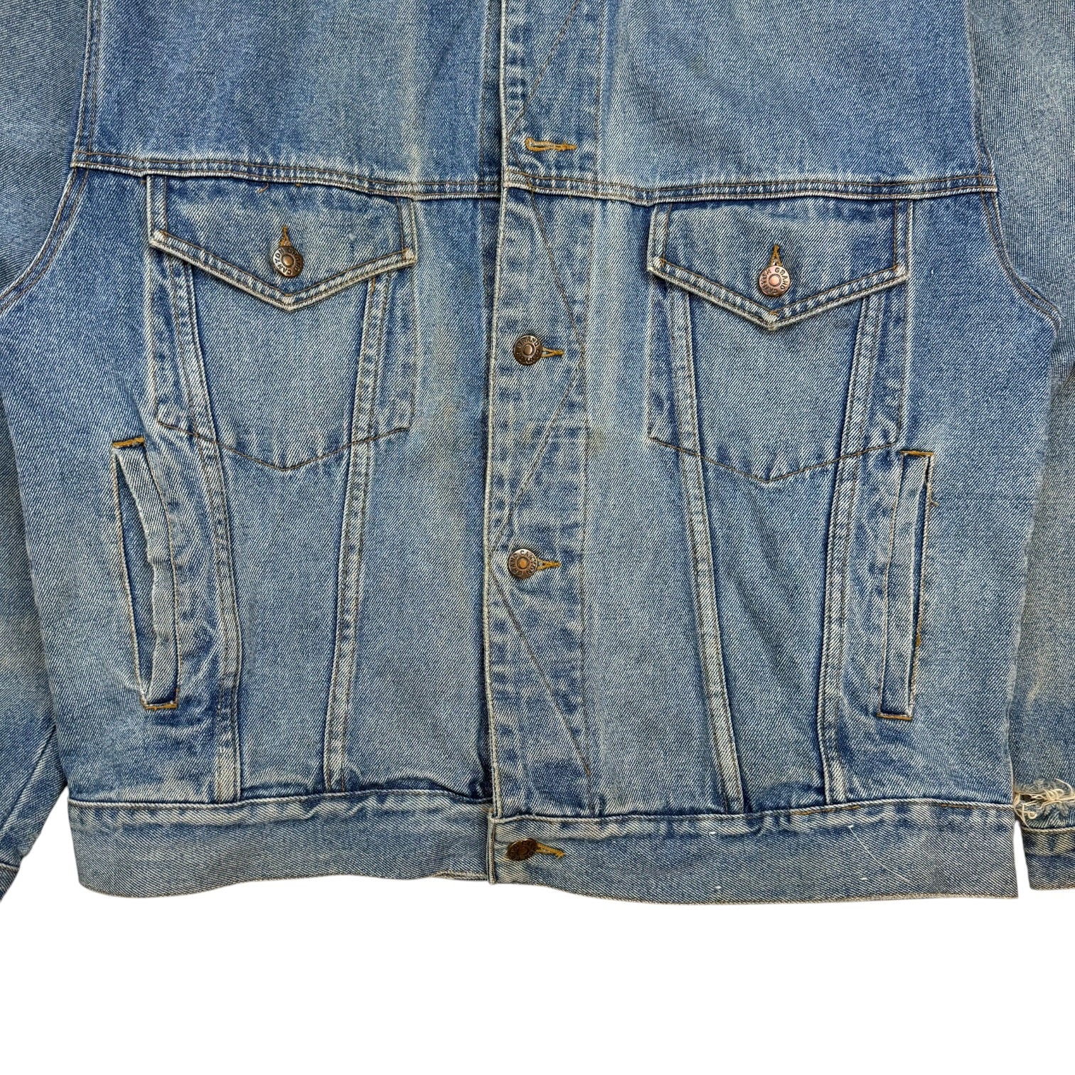 Vintage Denim Wolf Jacket Medium Wash