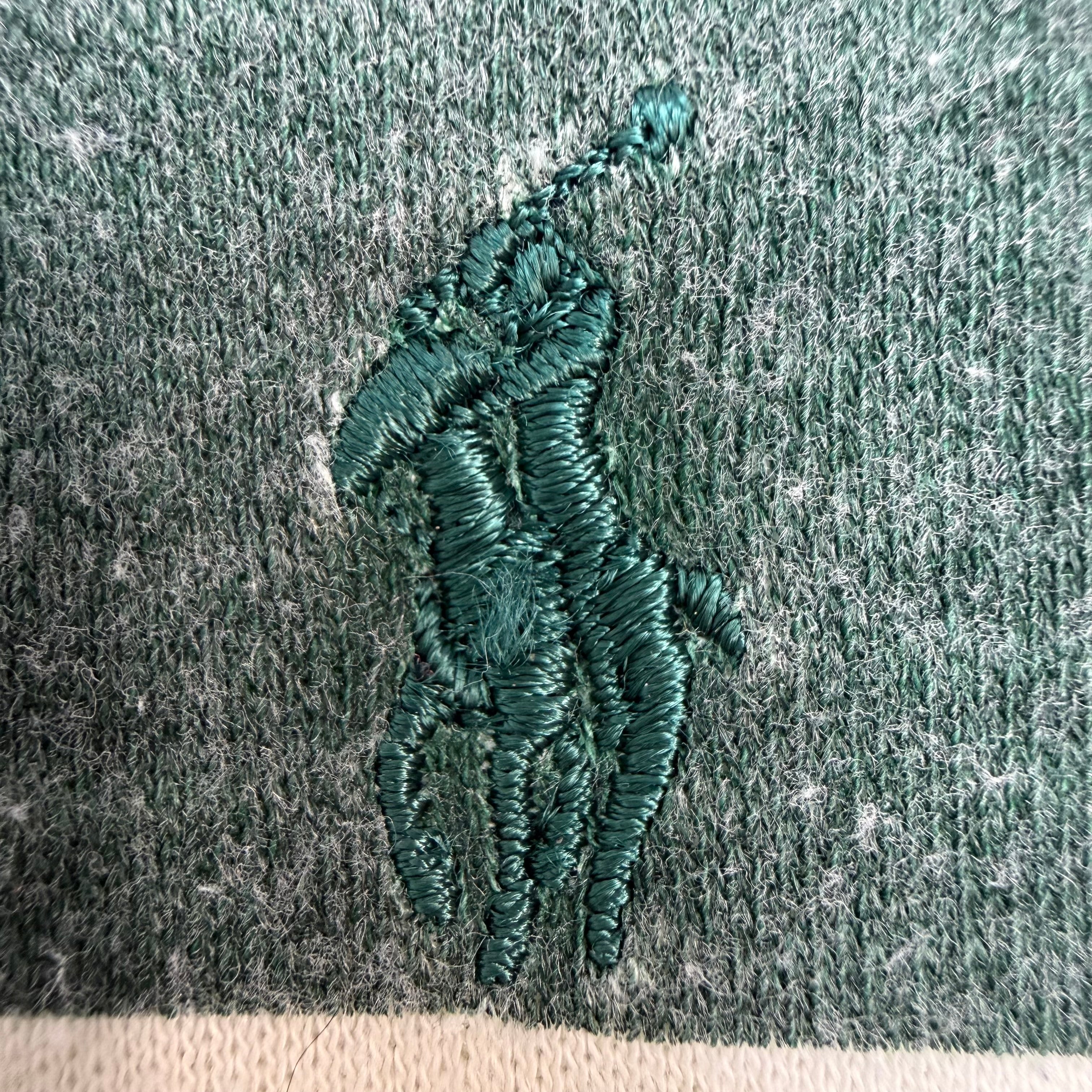 Vintage Polo Ralph Lauren Striped Polo Shirt Green/White