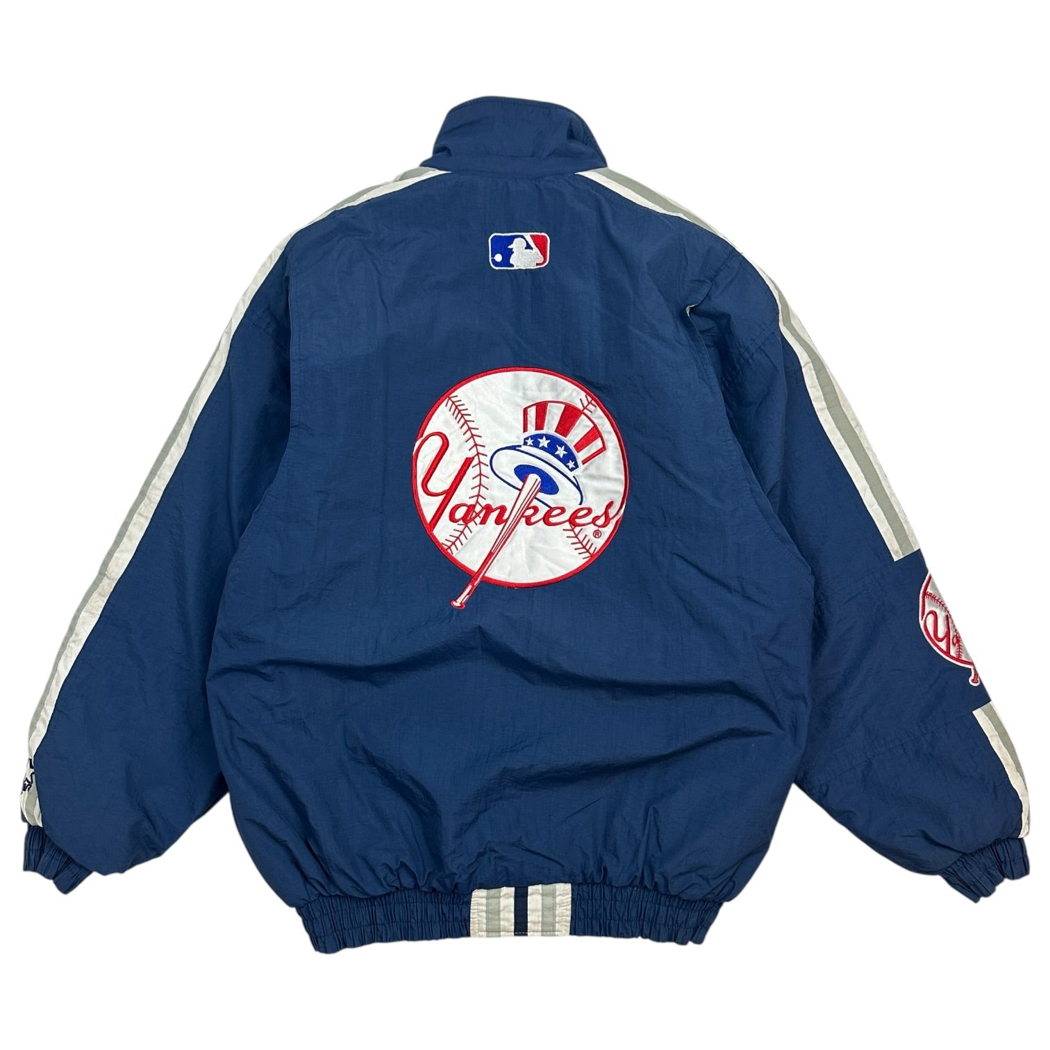 Vintage Starter New York Yankees Zip Up Windbreaker Jacket Blue