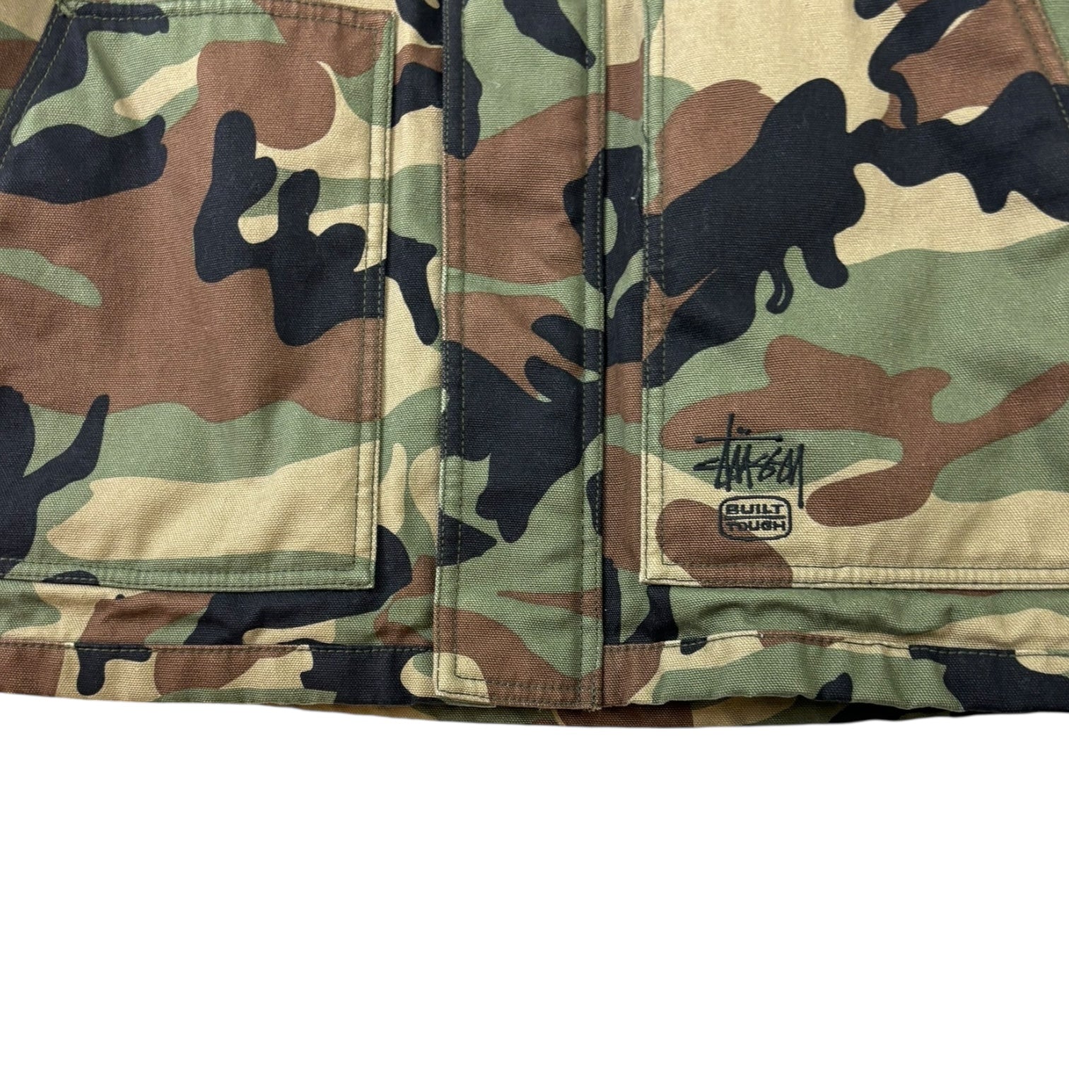 Stussy Work Gear Jacket Woodland Camo