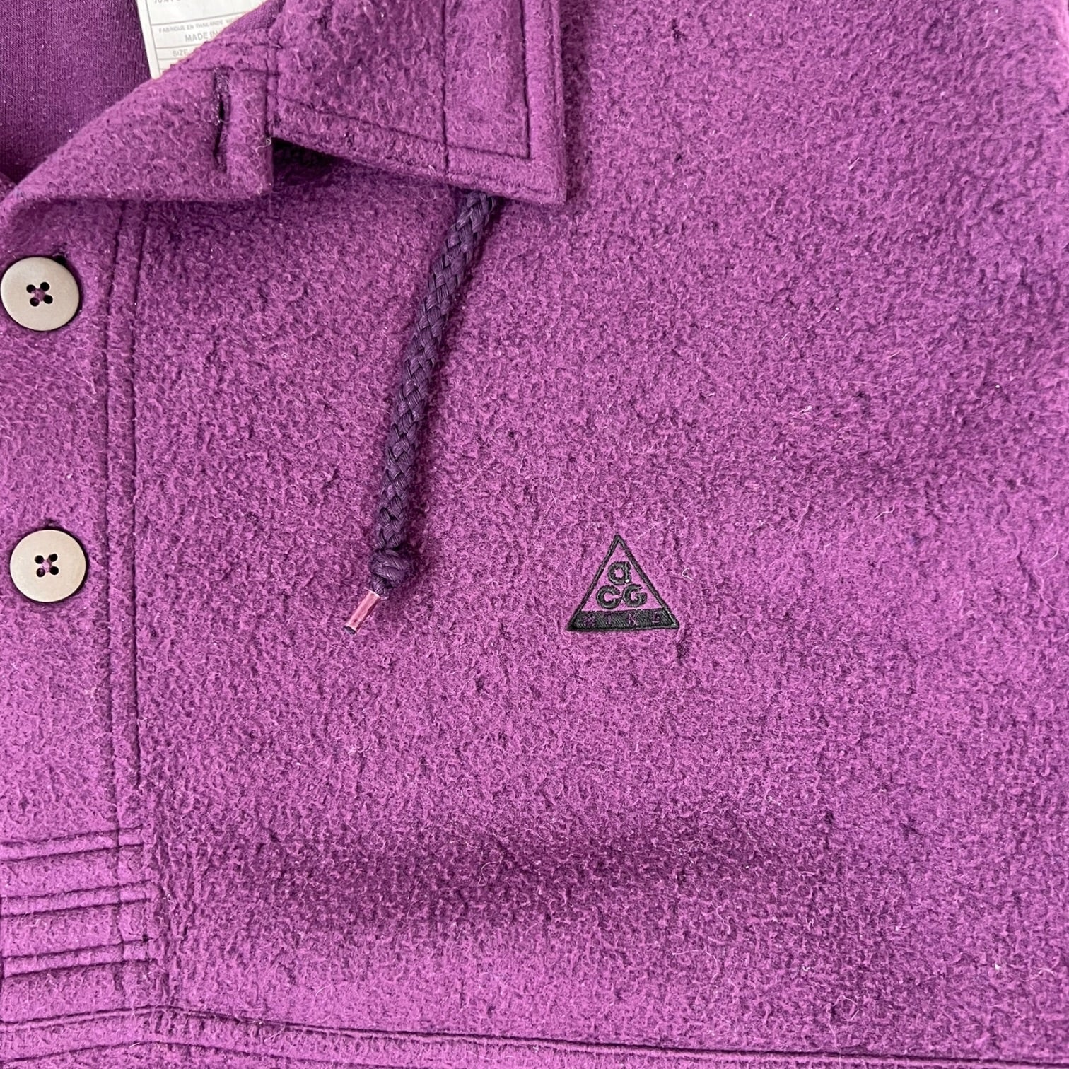 Vintage Nike ACG Fleece Anorak Purple