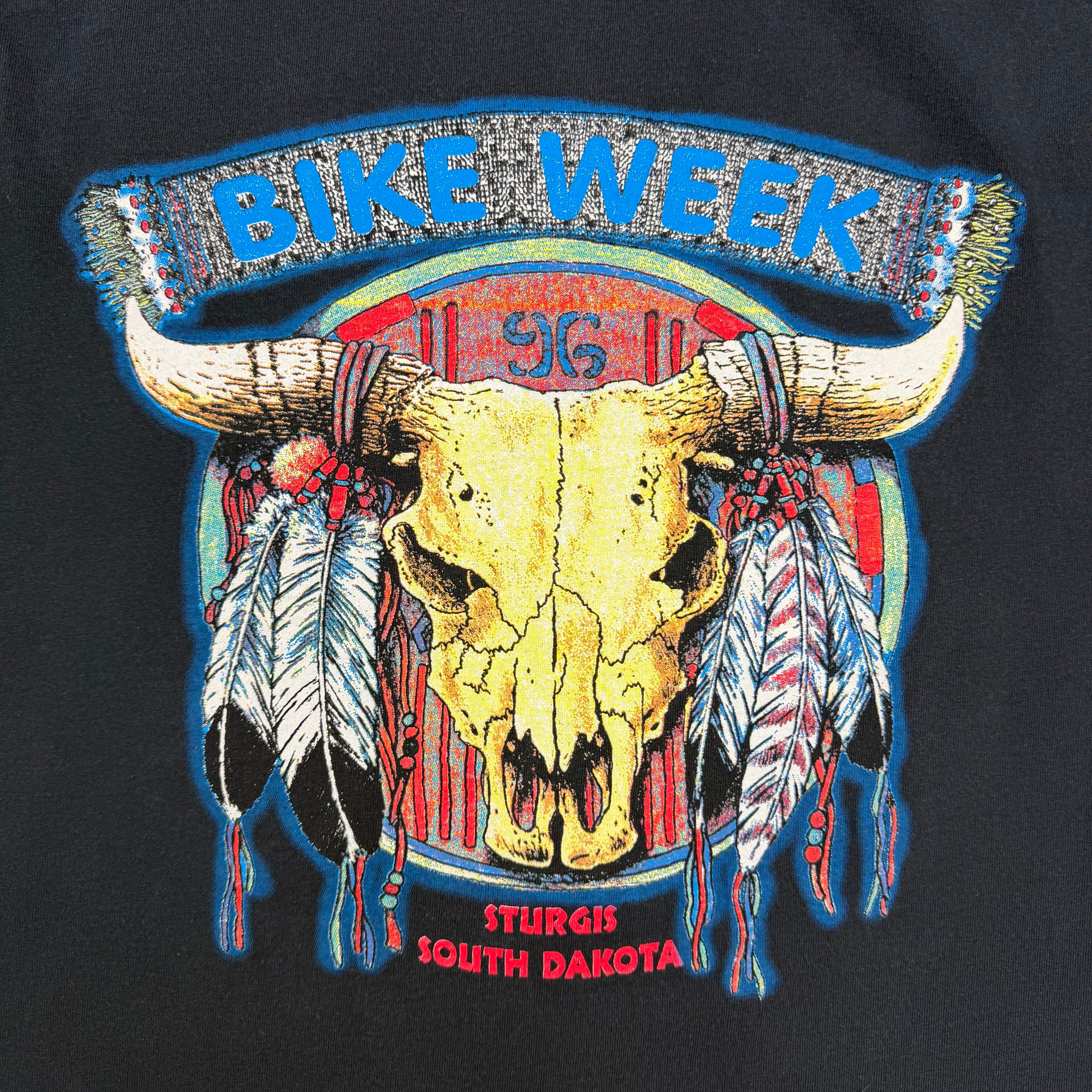 1996 Sturgis 56th Annual Bike Week Tank Top Black