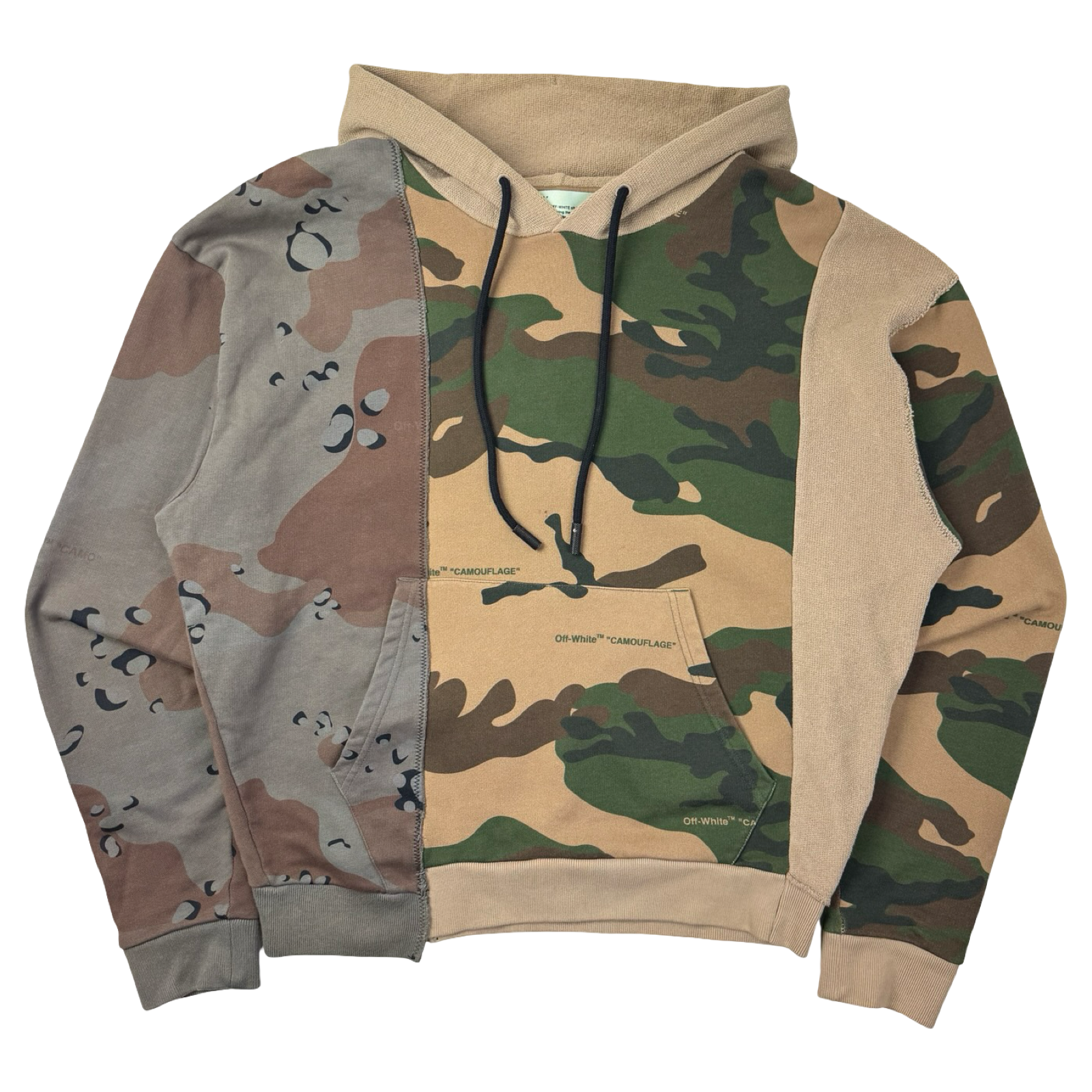 Off-White Reconstructed Camo Hoodie