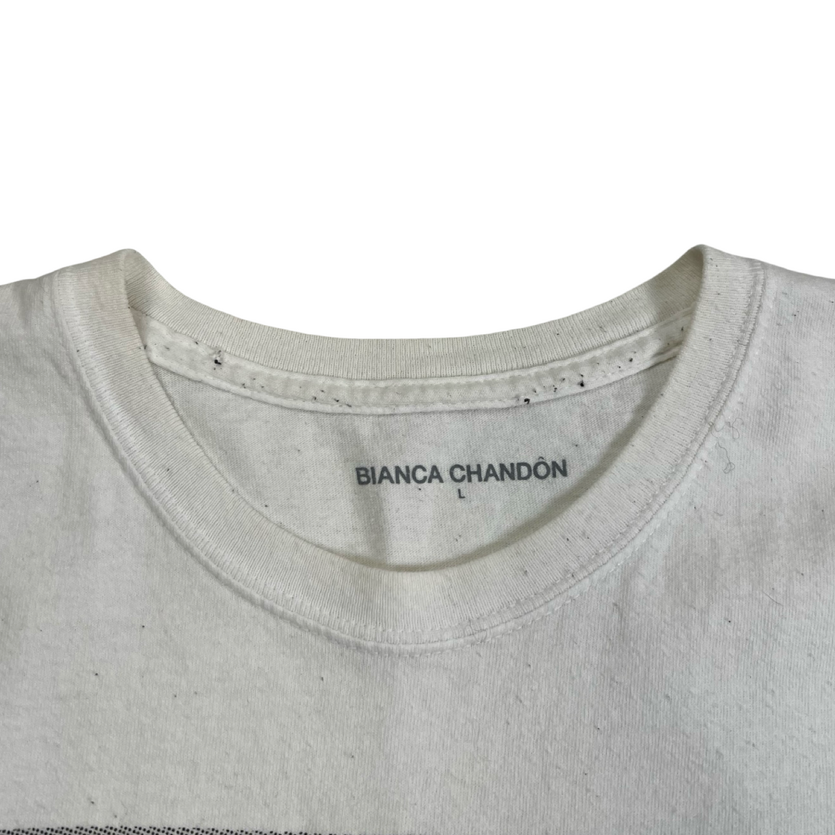 Bianca Chandon Graphic Grace Jones T-Shirt White
