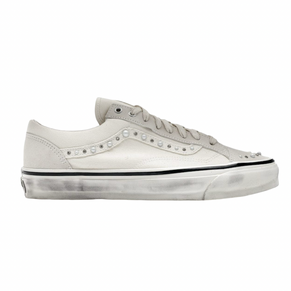 Lx Old Skool 36 Vans Pearlized Marshmallow Sneakers (Used)
