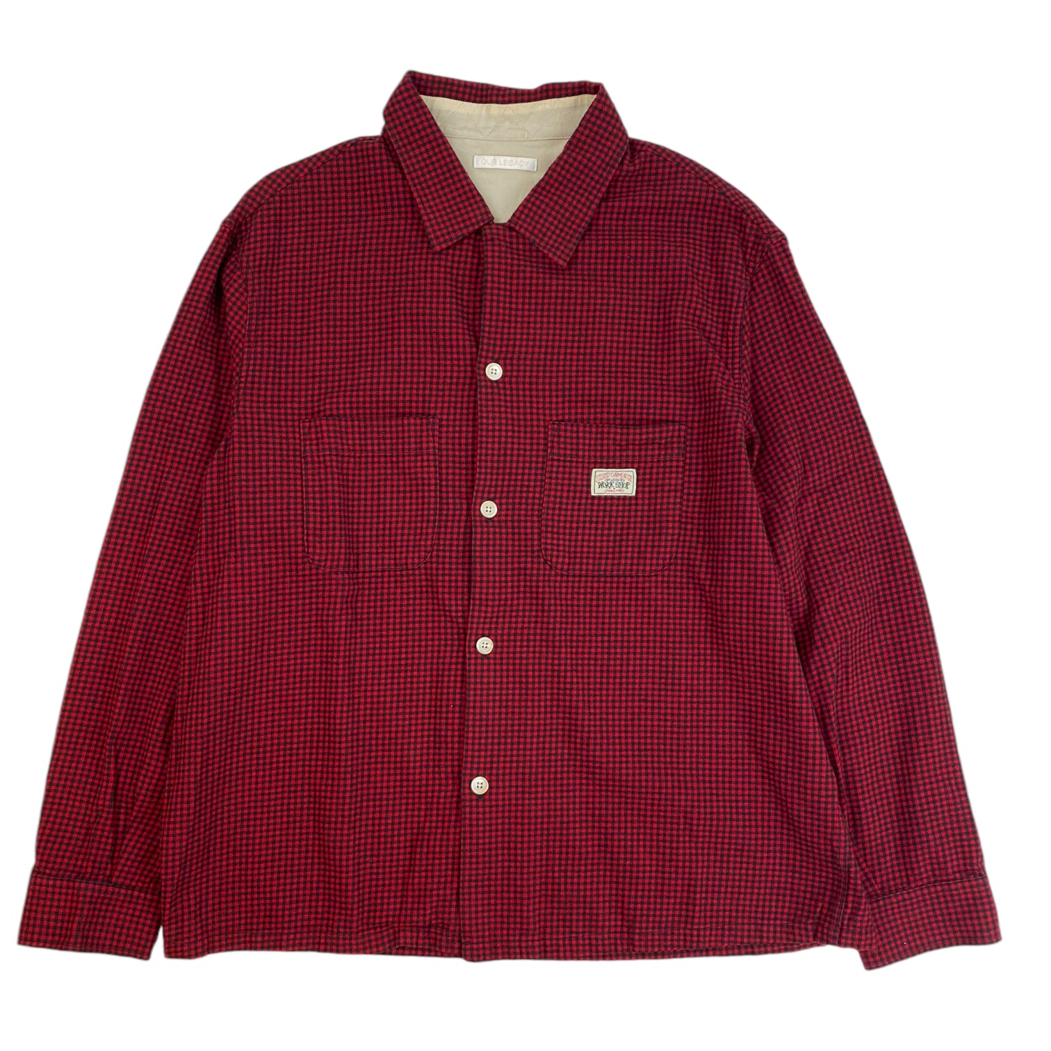 Stüssy x Our Legacy Workshop Heusen Shirt Gingham Flannel