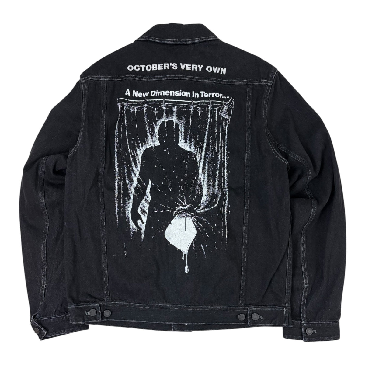 OVO Friday The 13th Denim Jacket Black