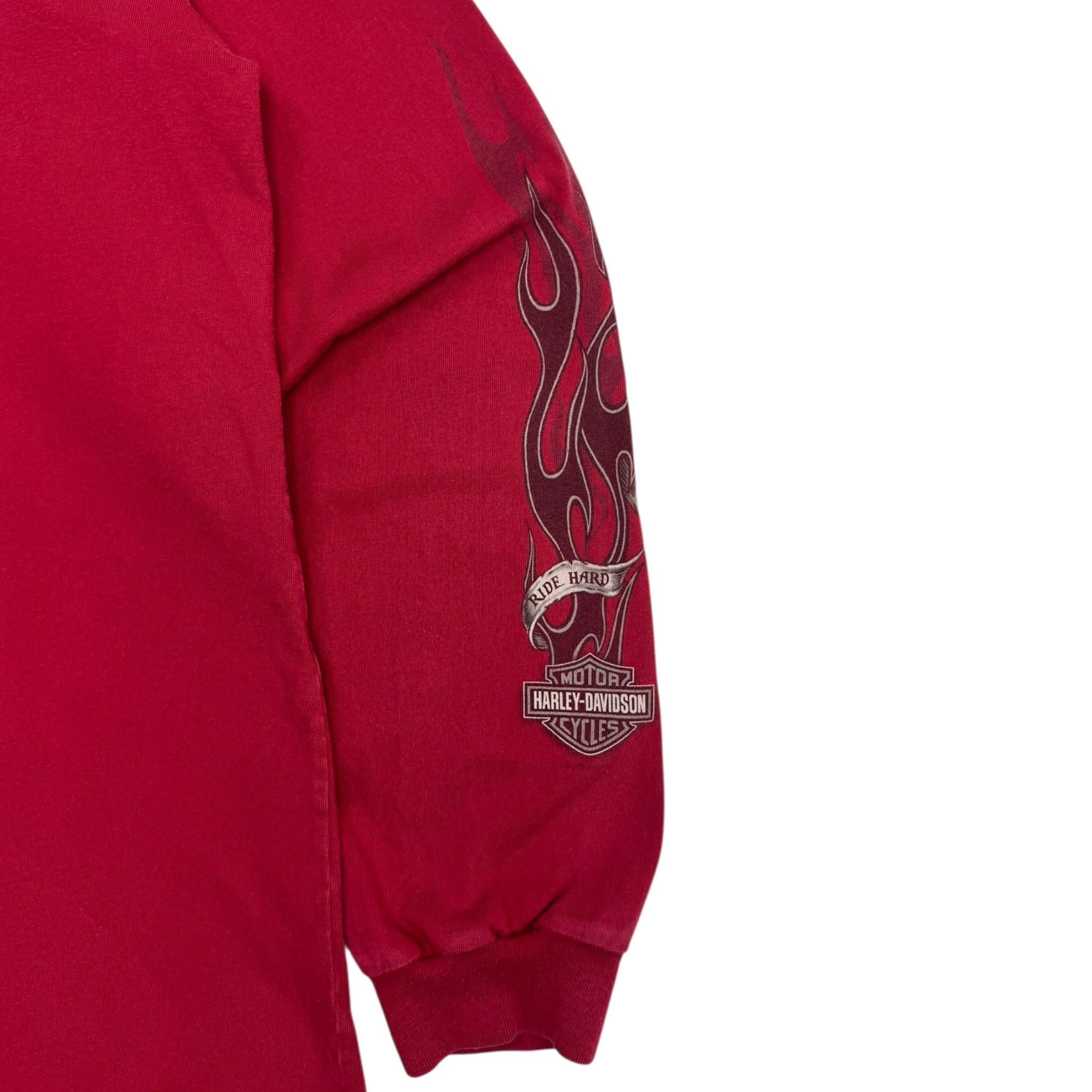 Vintage Harley Davidson Flame Longsleeve T-Shirt
