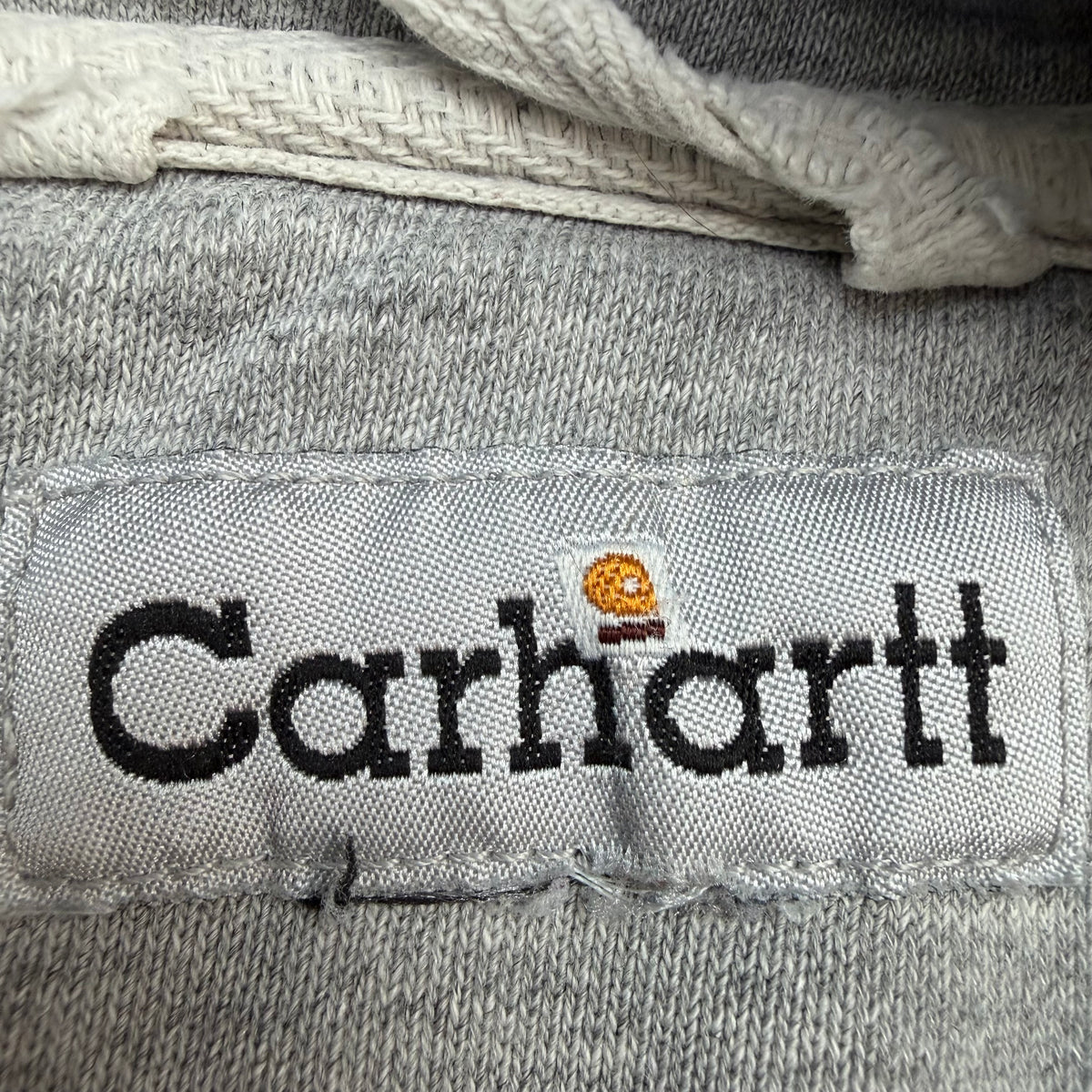 Vintage Carhartt Distressed Hoodie Grey