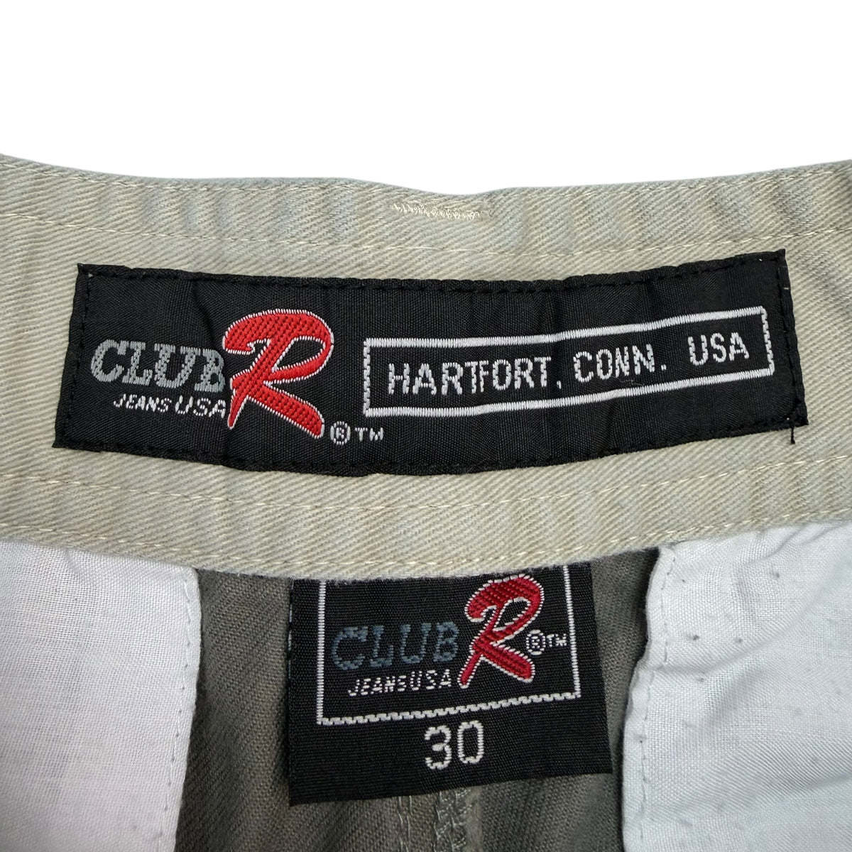 Vintage ClubR Cargo Shorts Grey