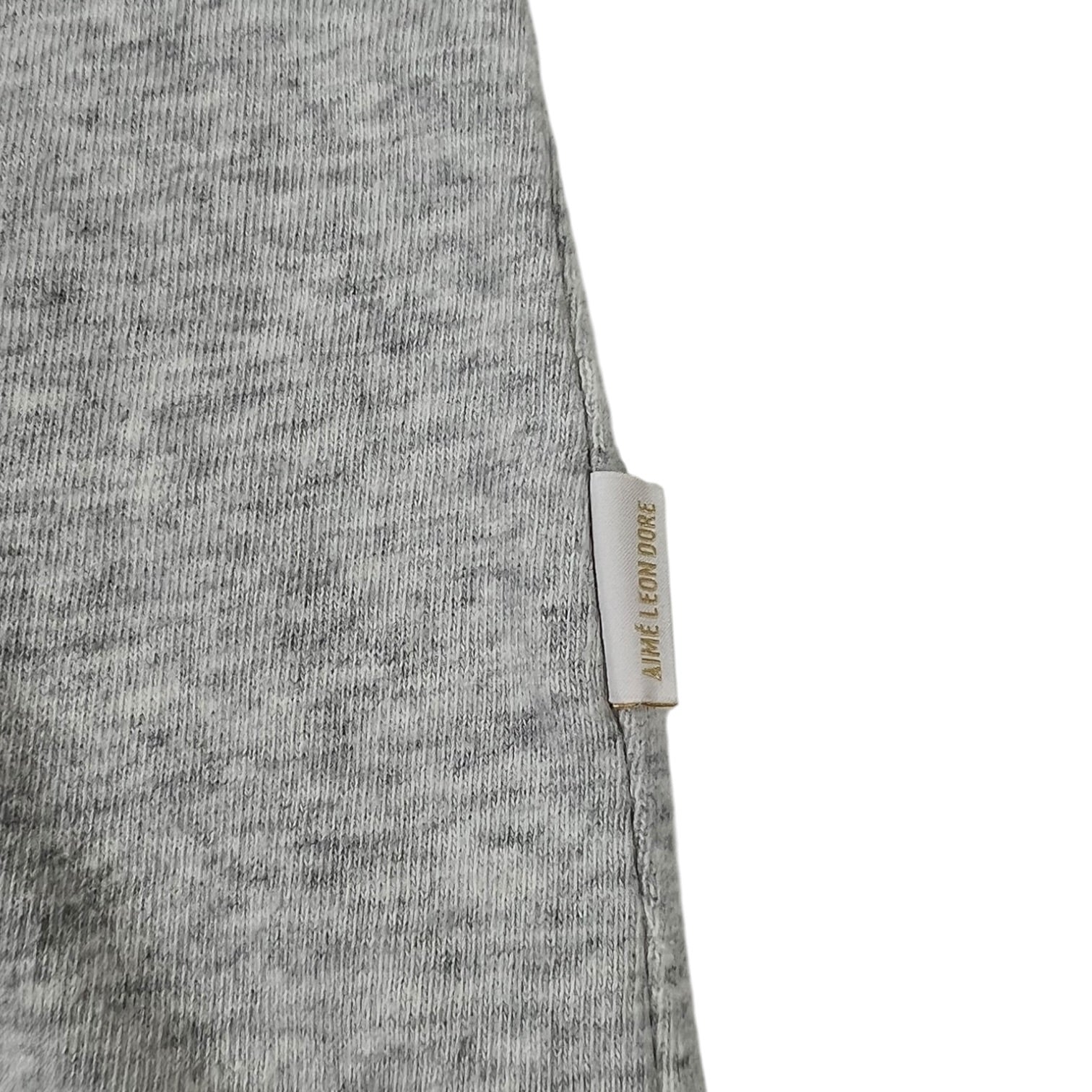 Aimé Leon Dore Logo T-Shirt Cotton Grey