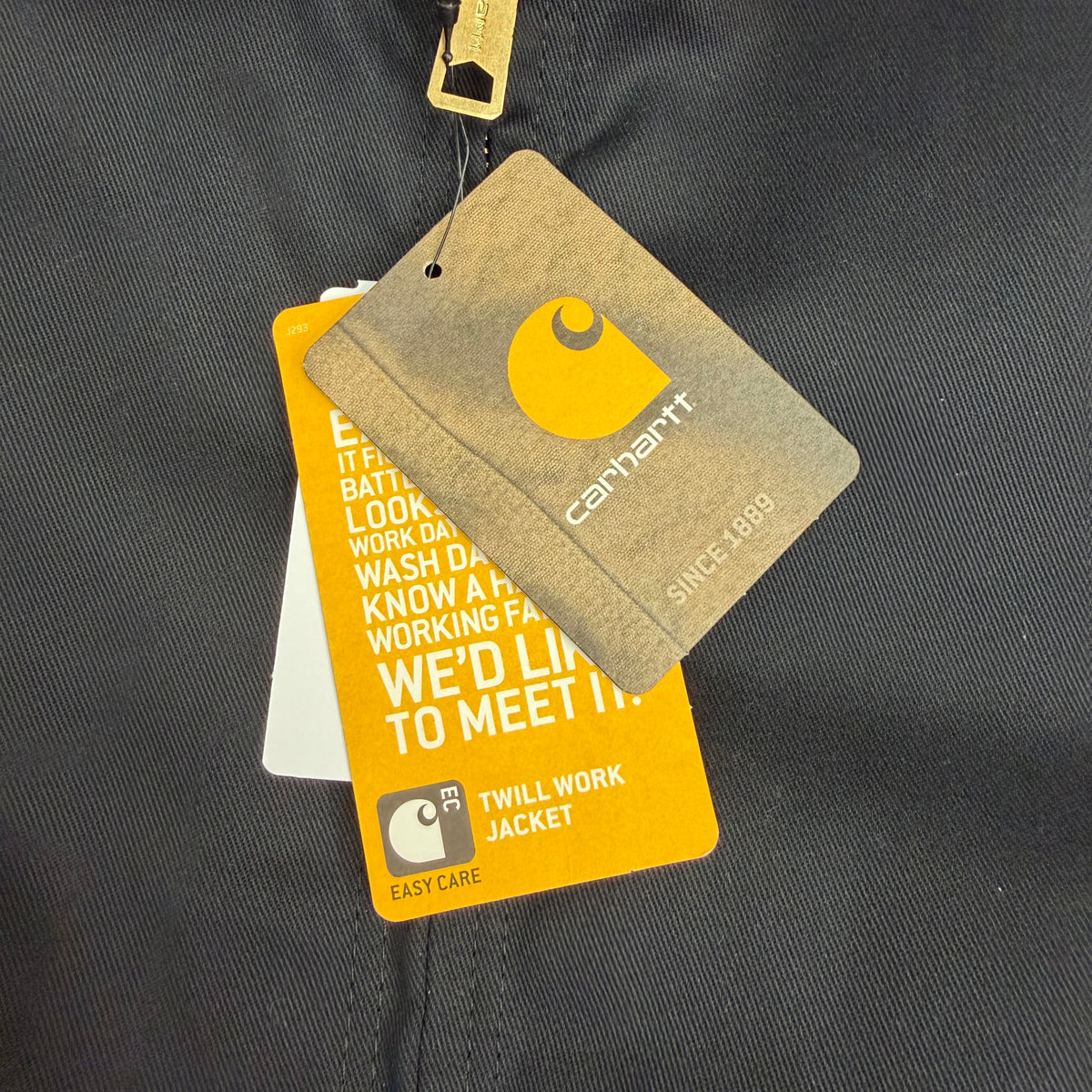 Carhartt Quilt Lined Work Jacket Black