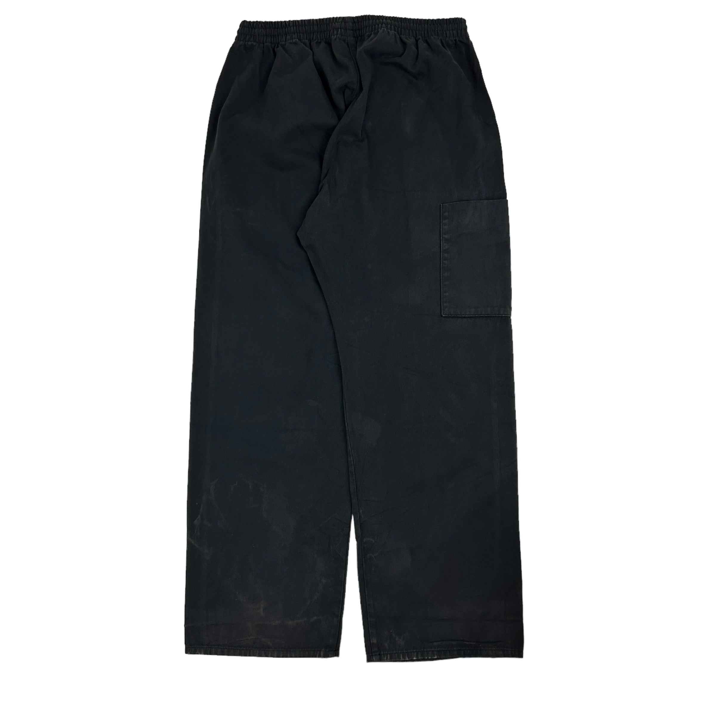 Yeezy x Gap Navy Unreleased Sateen Cargo Pants Black