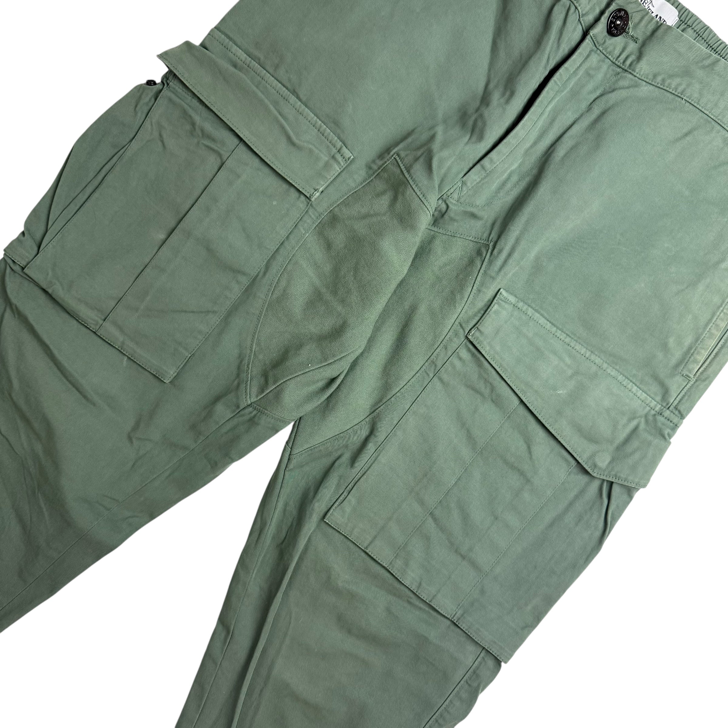 Stone Island Cargo Pants Green