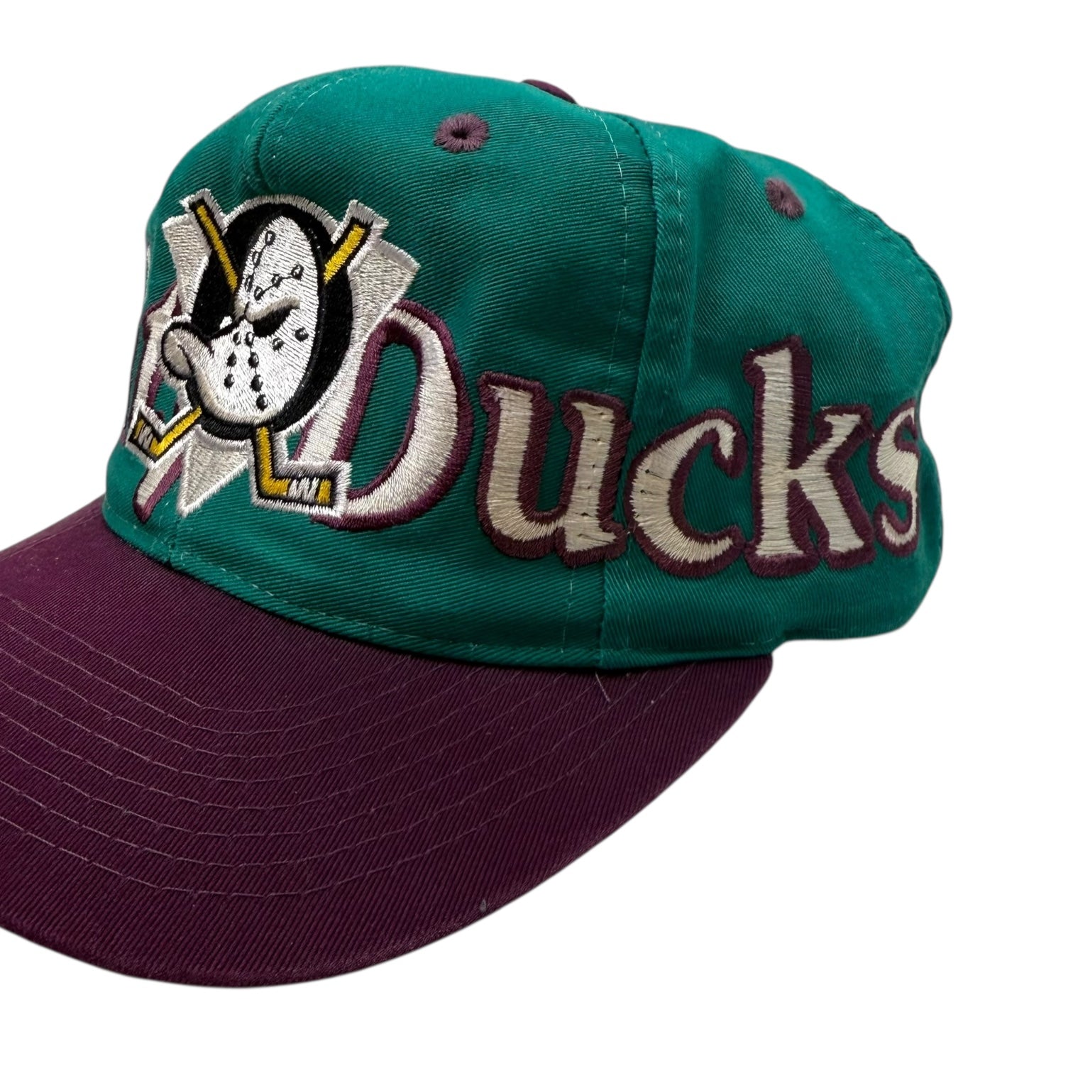 Vintage Anaheim Mighty Ducks Hat Teal/Purple