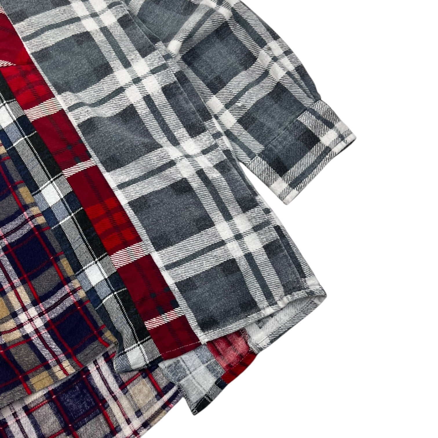 Needles Rebuild Flannel 7 Cuts Shirt