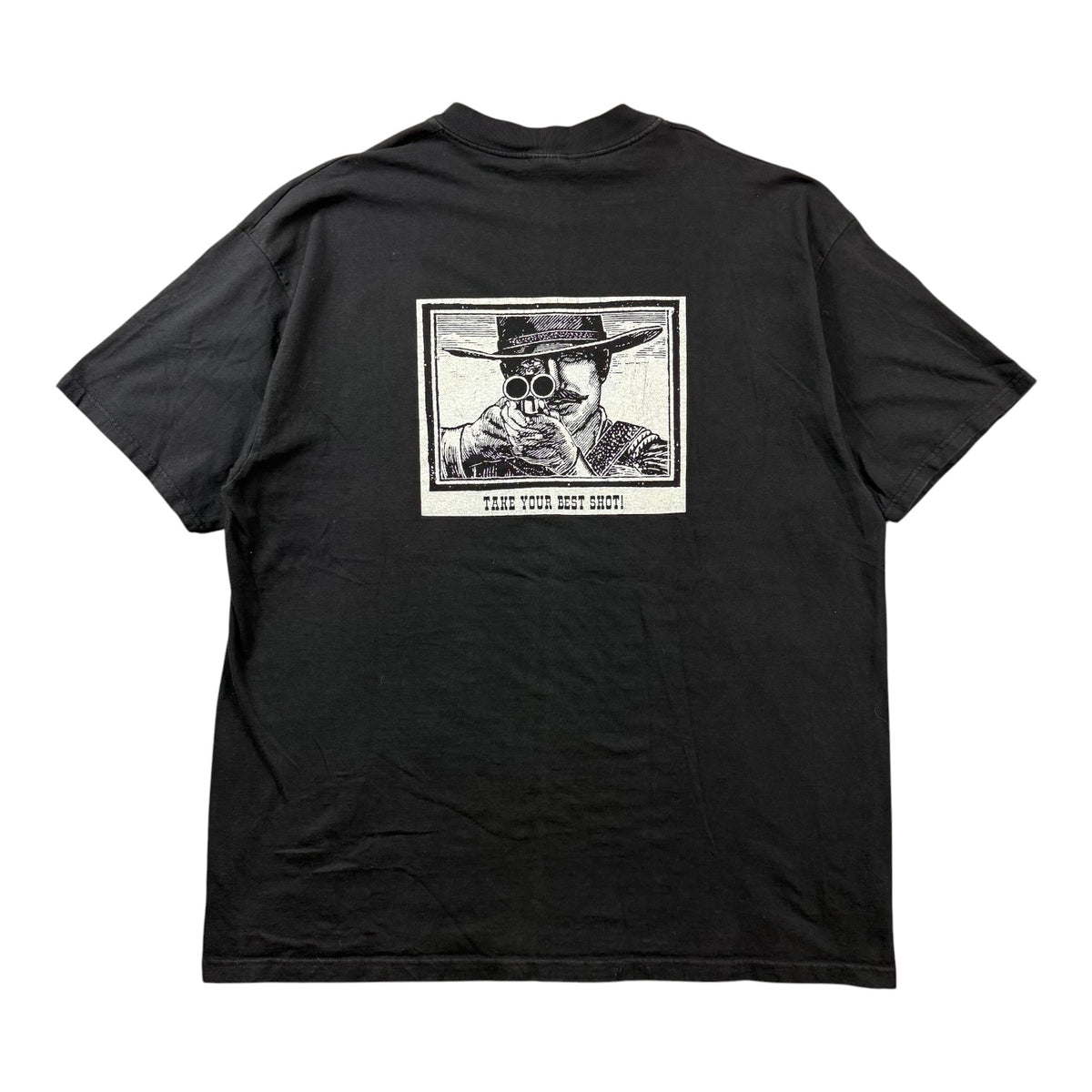 Vintage Double Barrel Meat Snacks “Take Your Best Shot” Tee Black