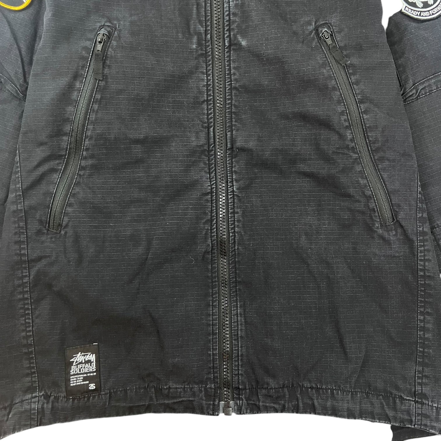 Stussy x Buffalo Soldiers Jacket Black