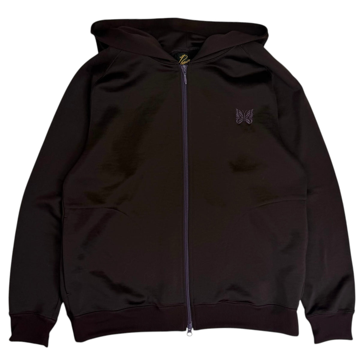 Needles Zip Up Hooded Track Jacket Purple
