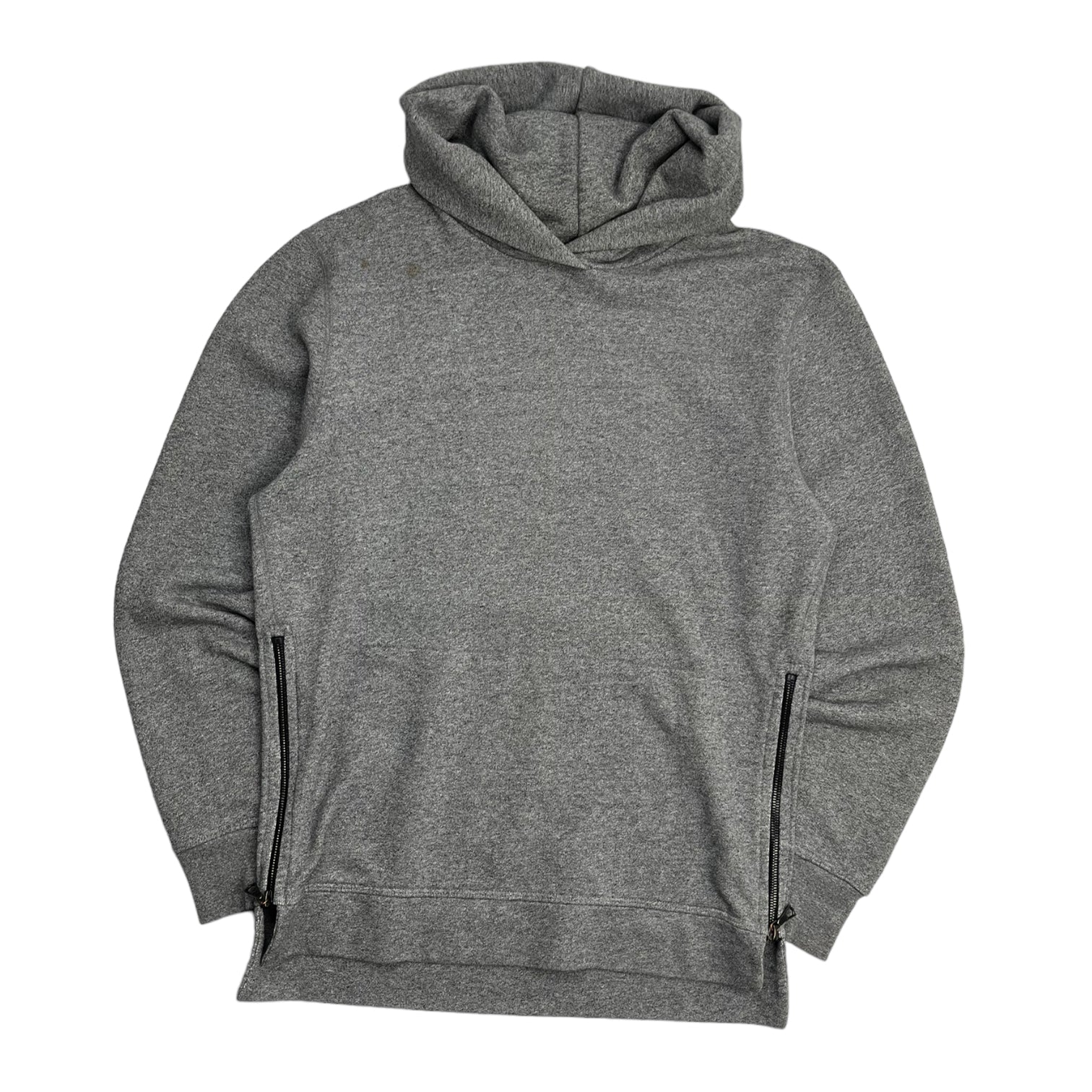 John Elliott Side Zip Hoodie Washed Grey