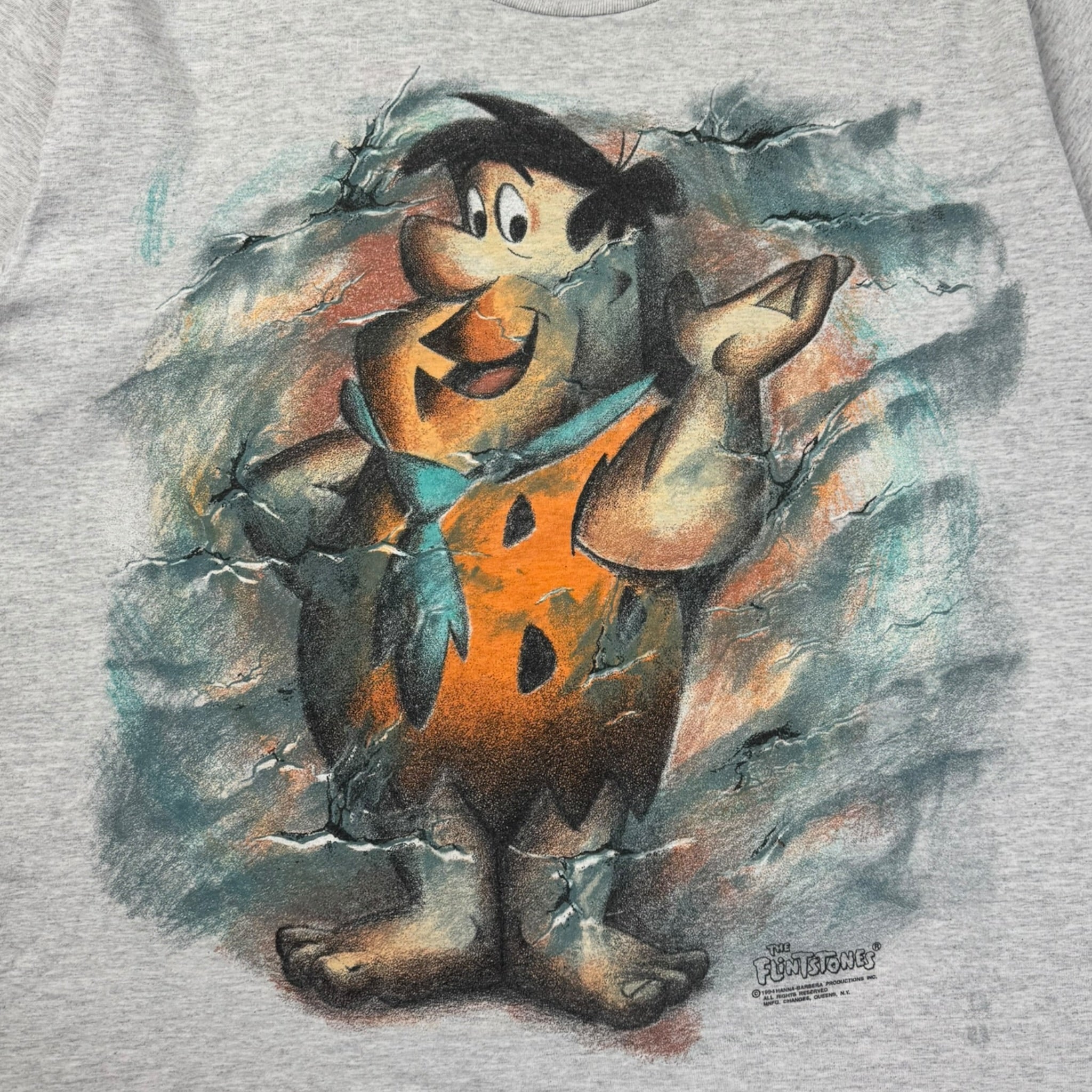 1994 The Flintstones Fred Cartoon T-Shirt