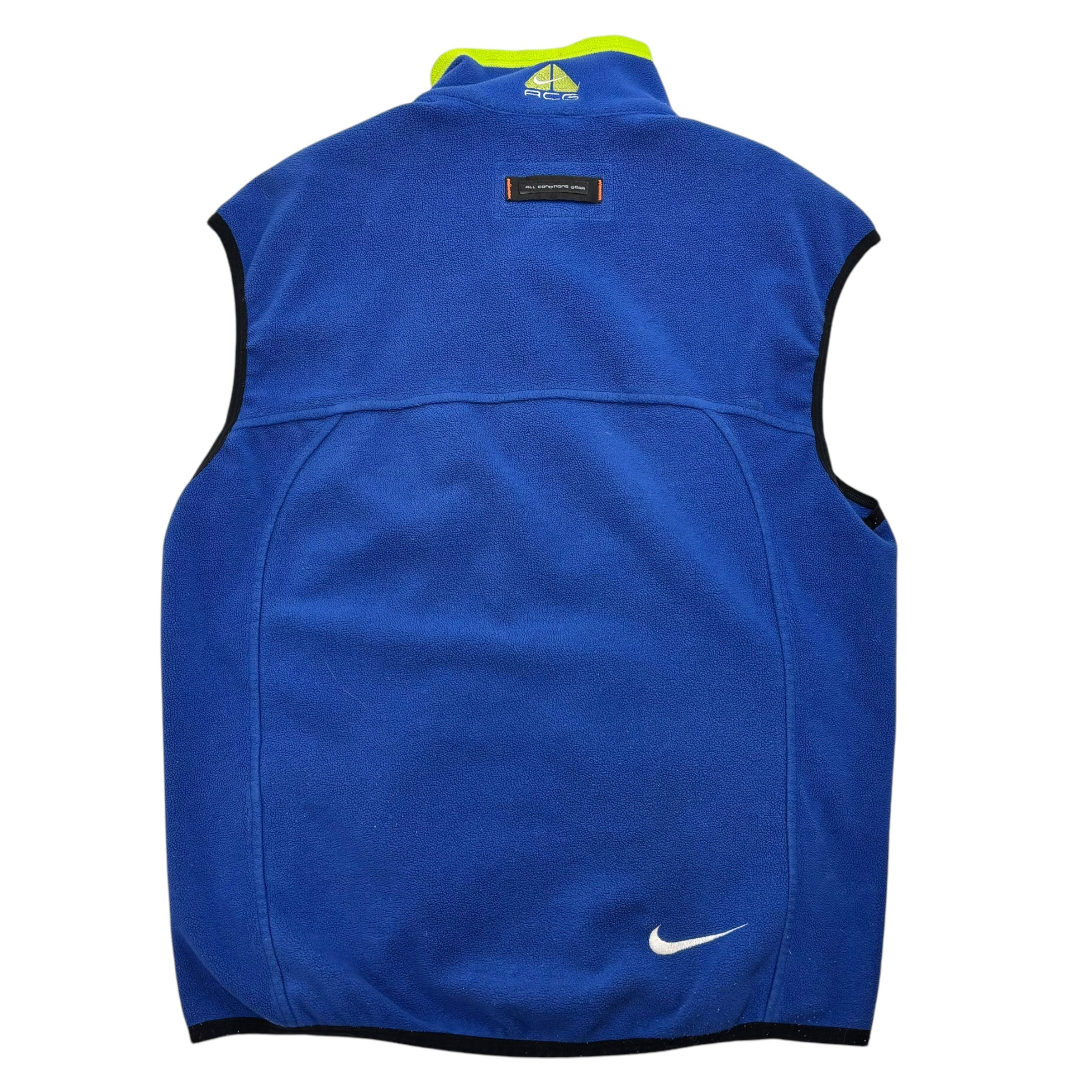 Vintage Nike ACG Zip Up Vest Blue