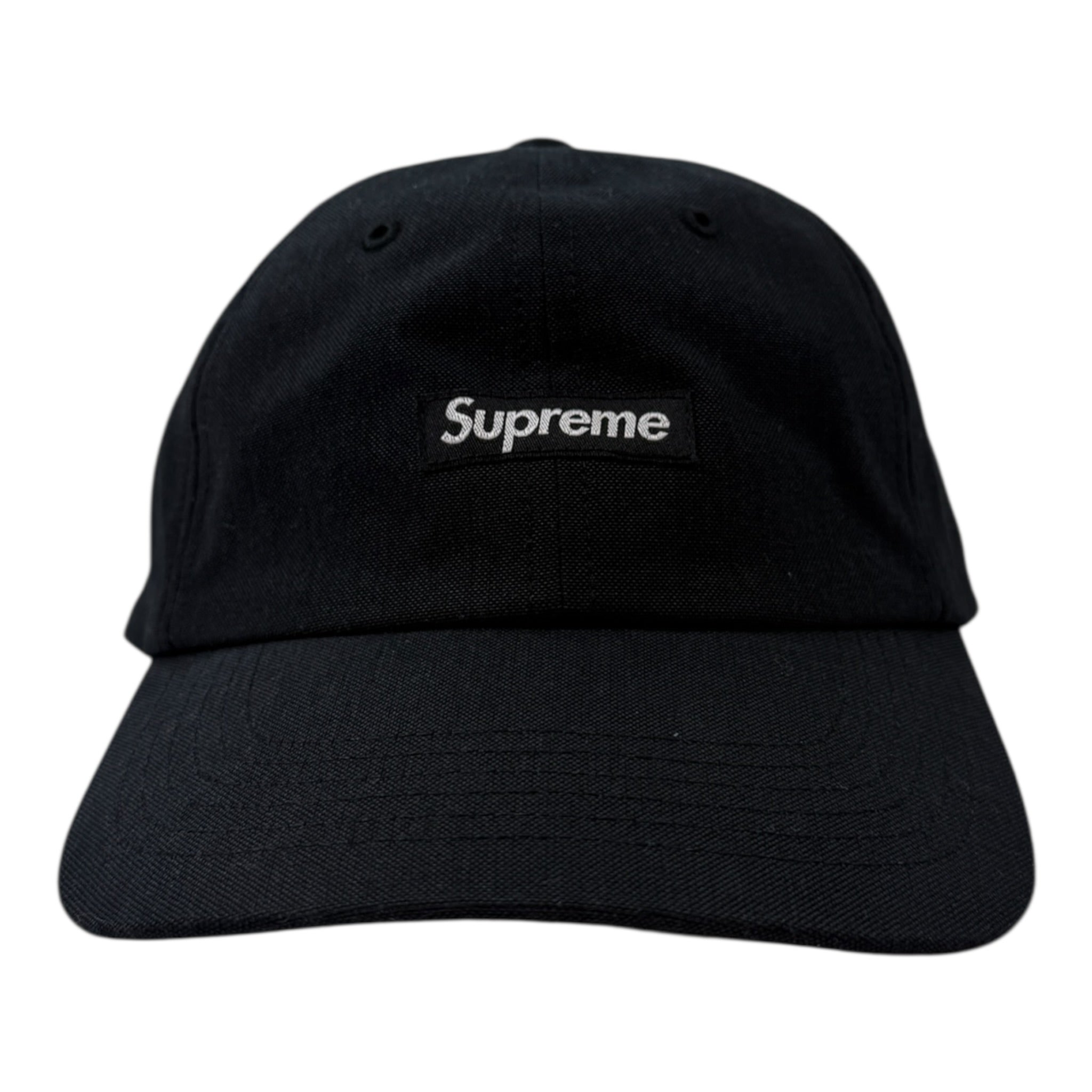 Supreme Brushed Cordura Small Box 6-Panel 'Black' FW22