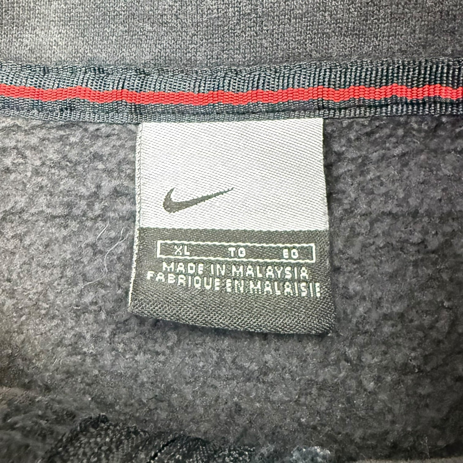 Vintage Nike Fleece Quarter Zip Sweater Black