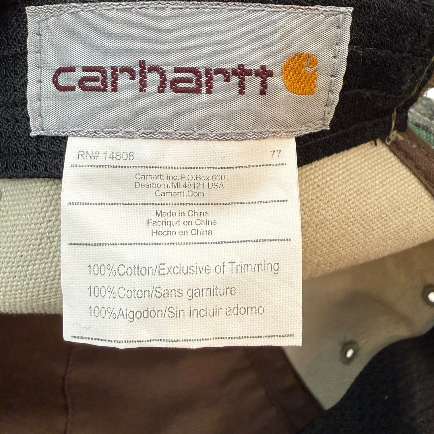 Vintage Carhartt RealTree Camo Hat