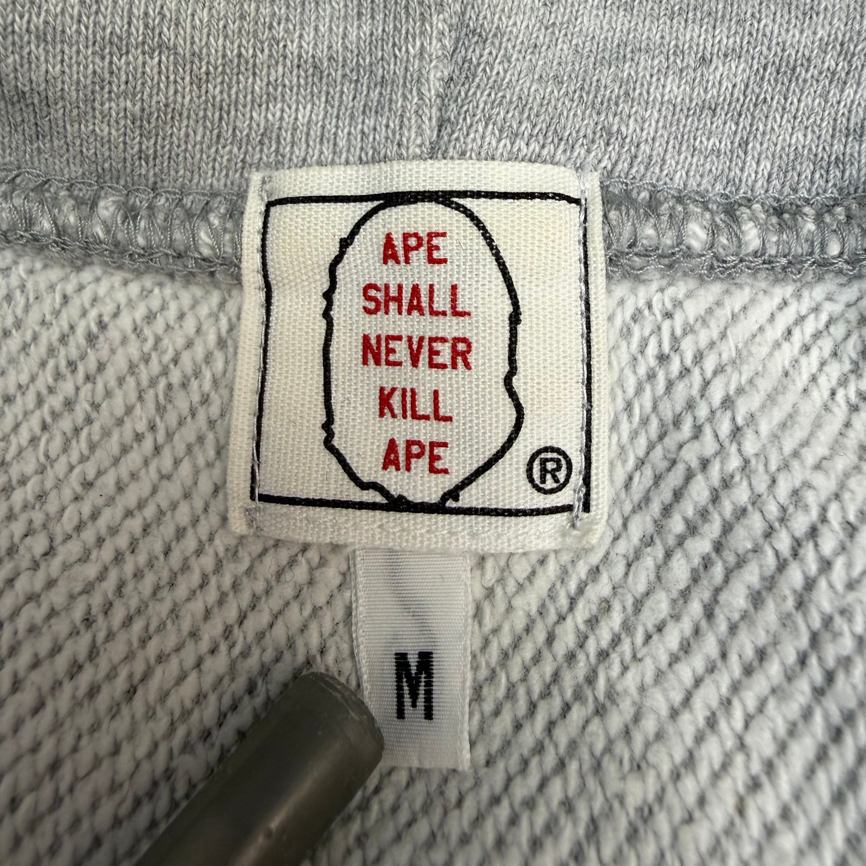 2001 Bape “Creeper” Hoodie Grey