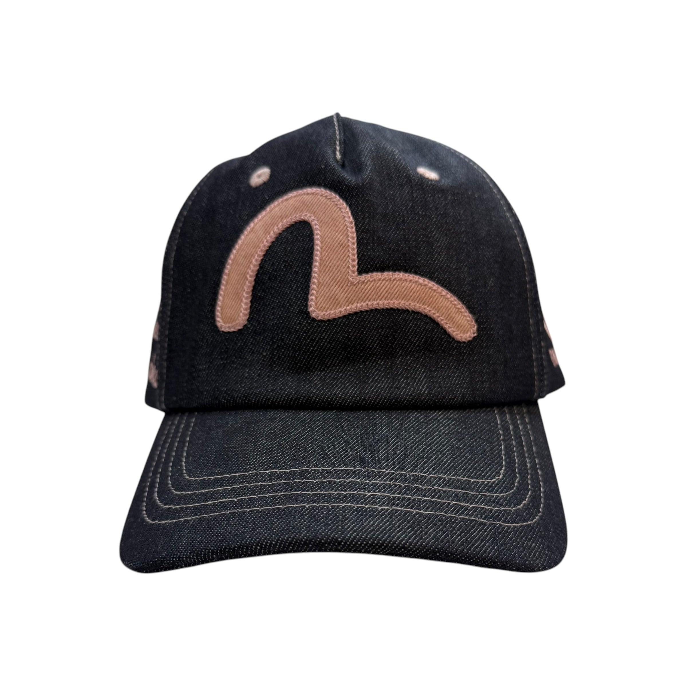 Palace x Evisu Indigo Denim Snapback Hat